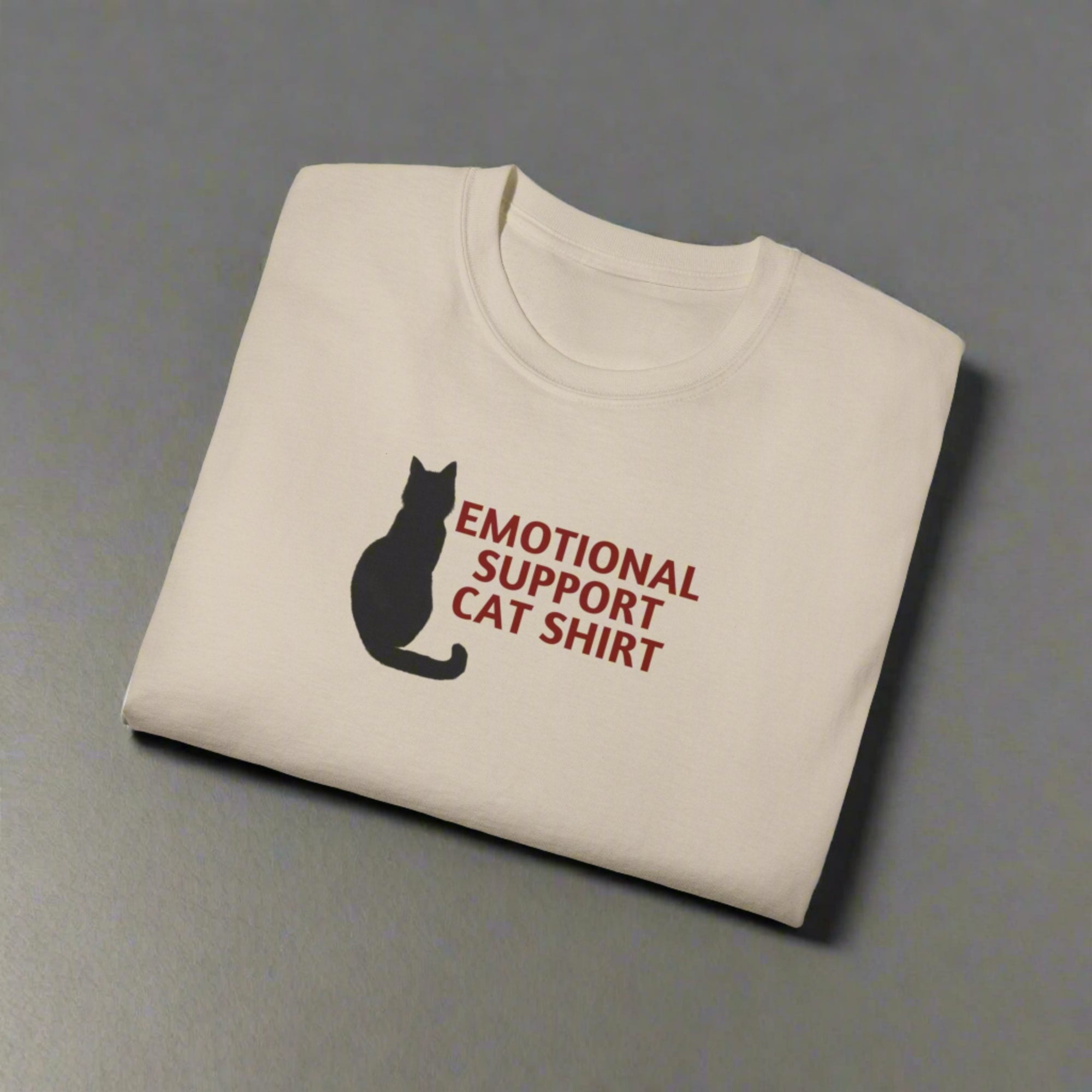 Emotional Support Cat Shirt, Unisex Ultra Cotton Tee - T - Shirt - Epileptic Al’s Shop