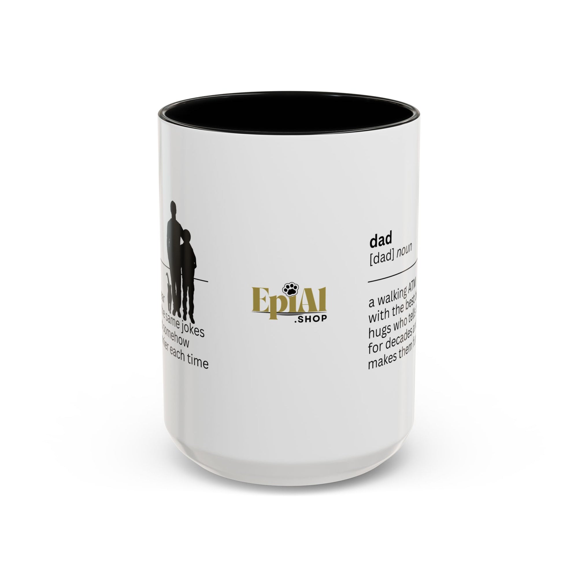 Dad ATM Accent Coffee Mug - Perfect Gift for Dads