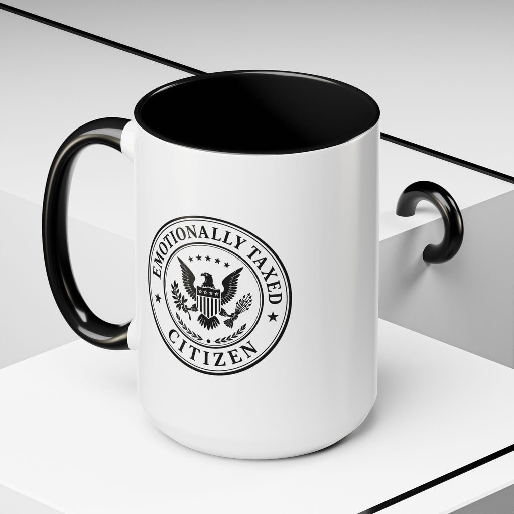 Emotionally Taxed Citizen Accent Mug | Existential Office Mug