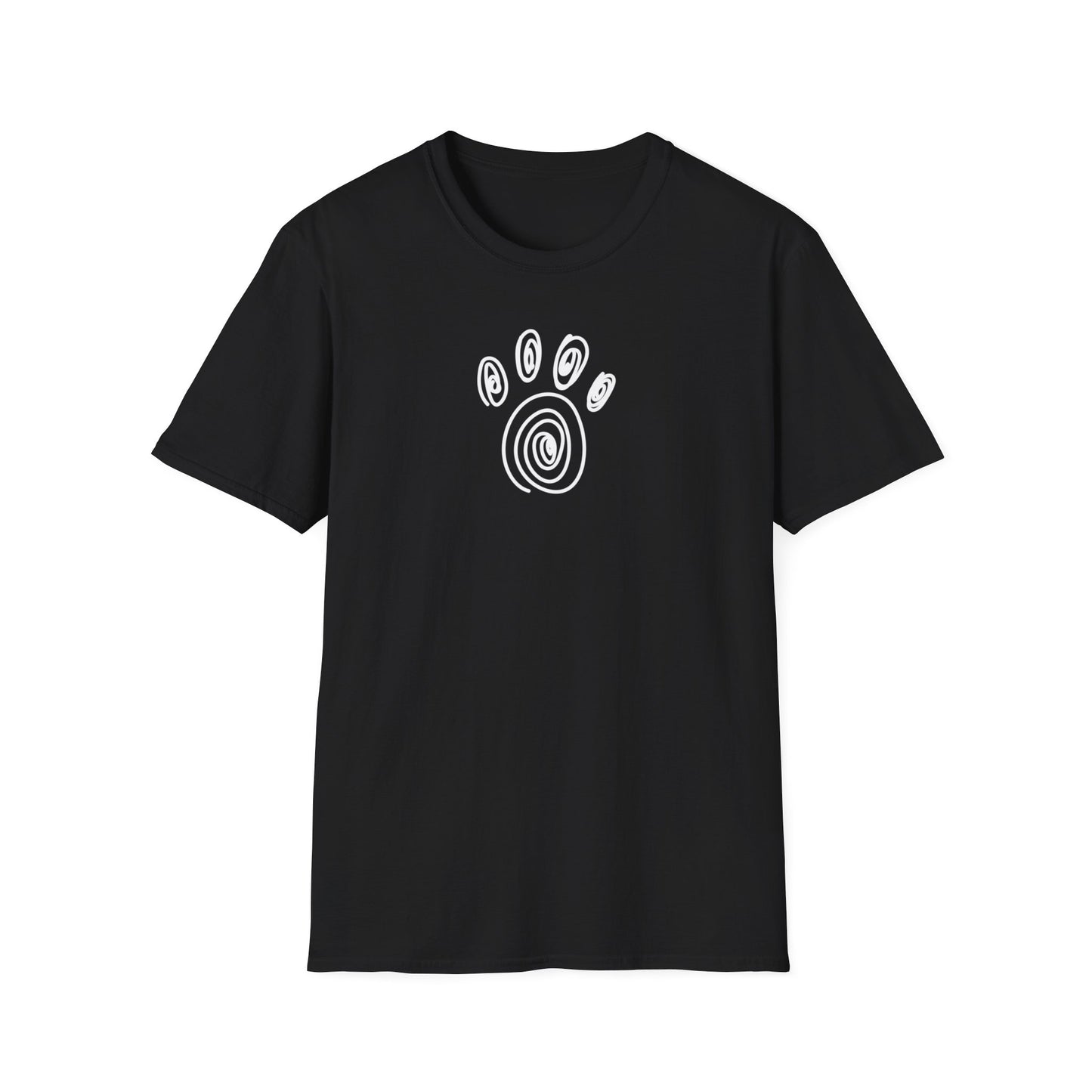 Scribble Paw Unisex Softstyle T - Shirt - T - Shirt - Epileptic Al’s Shop
