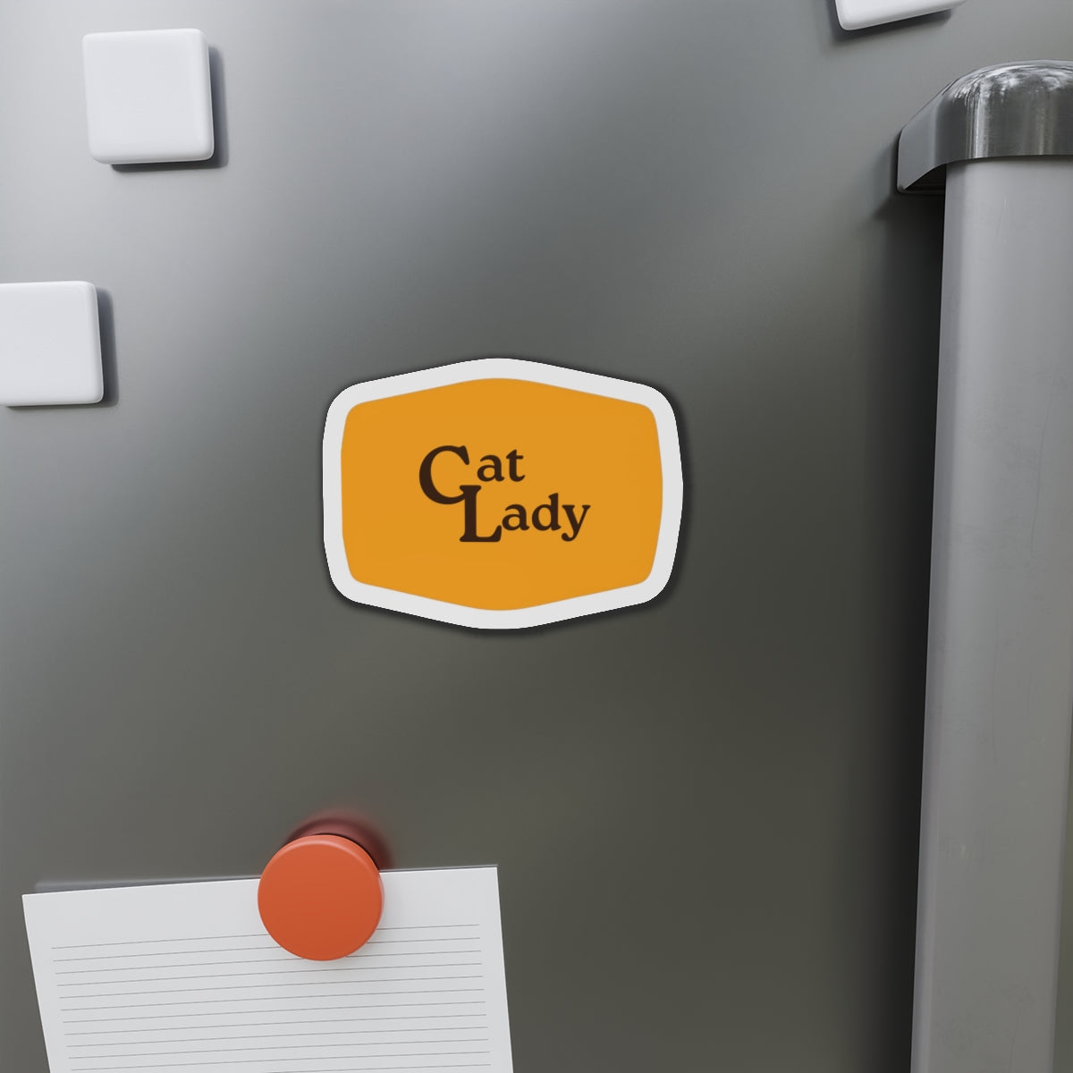 Cat Lady Cracker Barrel Style Die-Cut Magnets