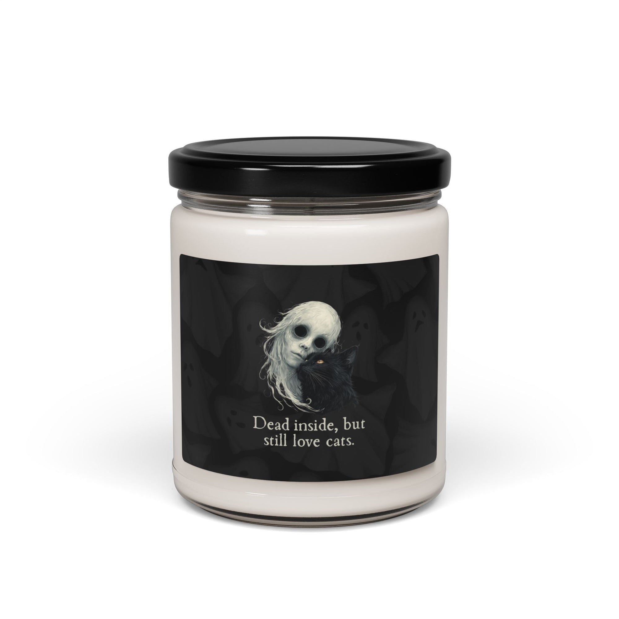 Dead Inside Scented Soy Candle, Halloween Decor