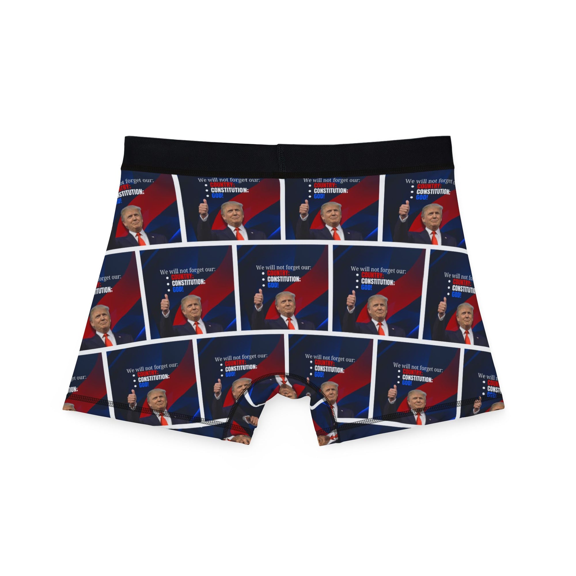 Trump Country Constitution God Men's Boxers