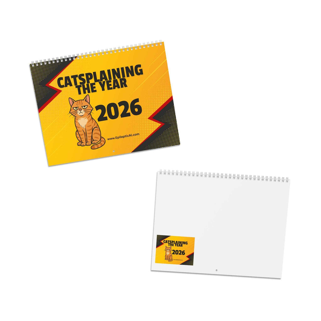 Catsplaining the Year – 2026 Funny Cat Calendar | EpilepticAL
