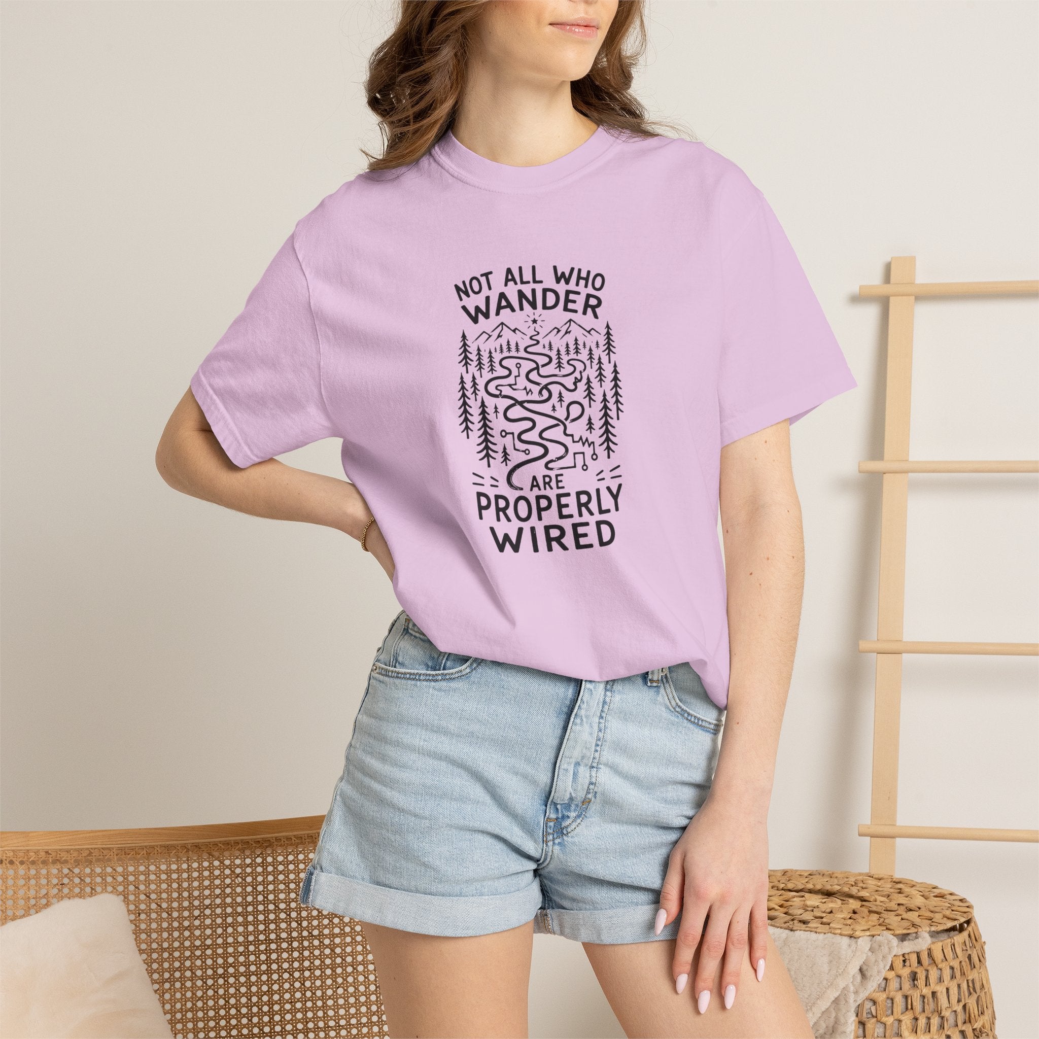 Not All Who Wander Are Properly Wired Epilepsy Awareness T-Shirt