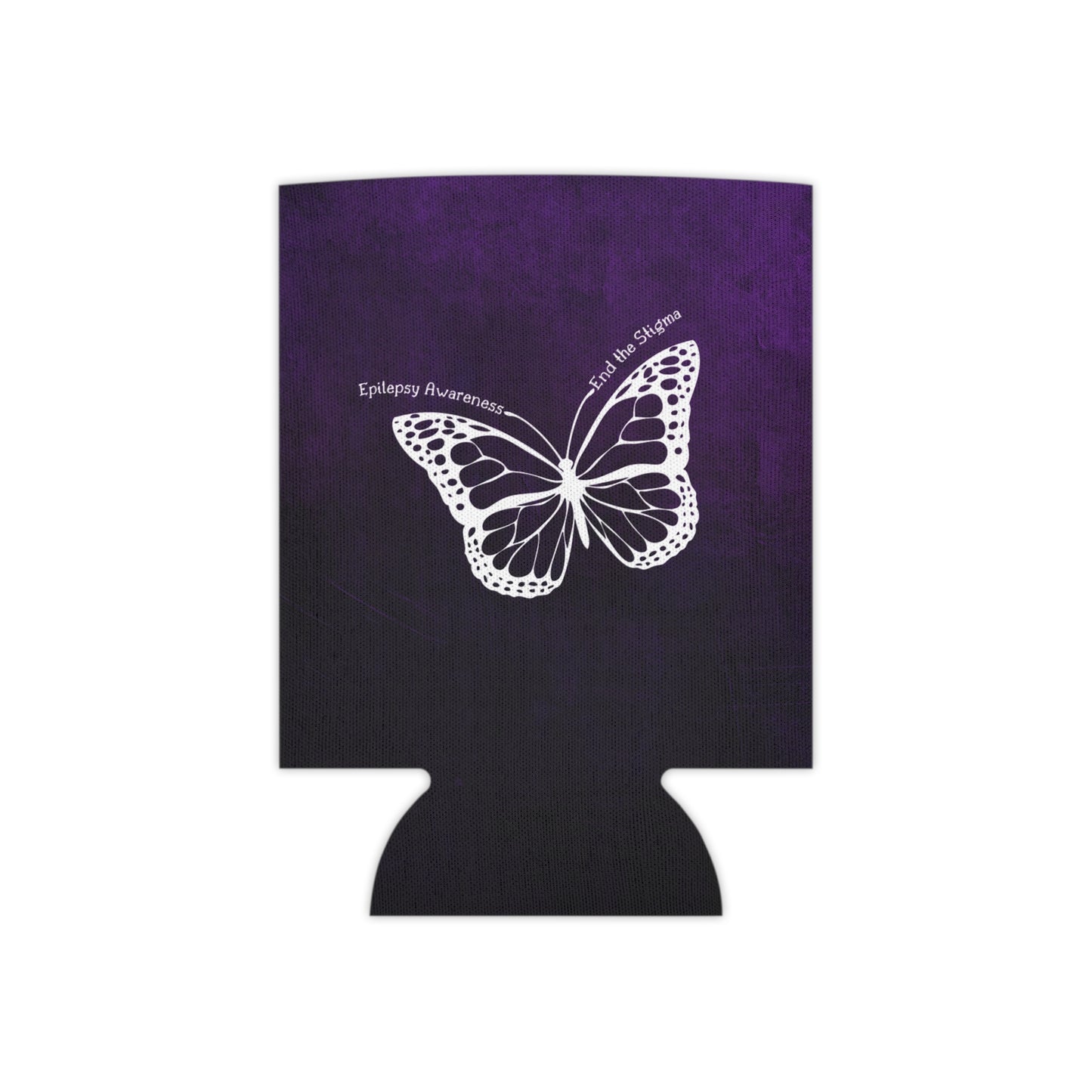 Epilepsy Awareness Butterfly Can Cooler - Support and Celebrate