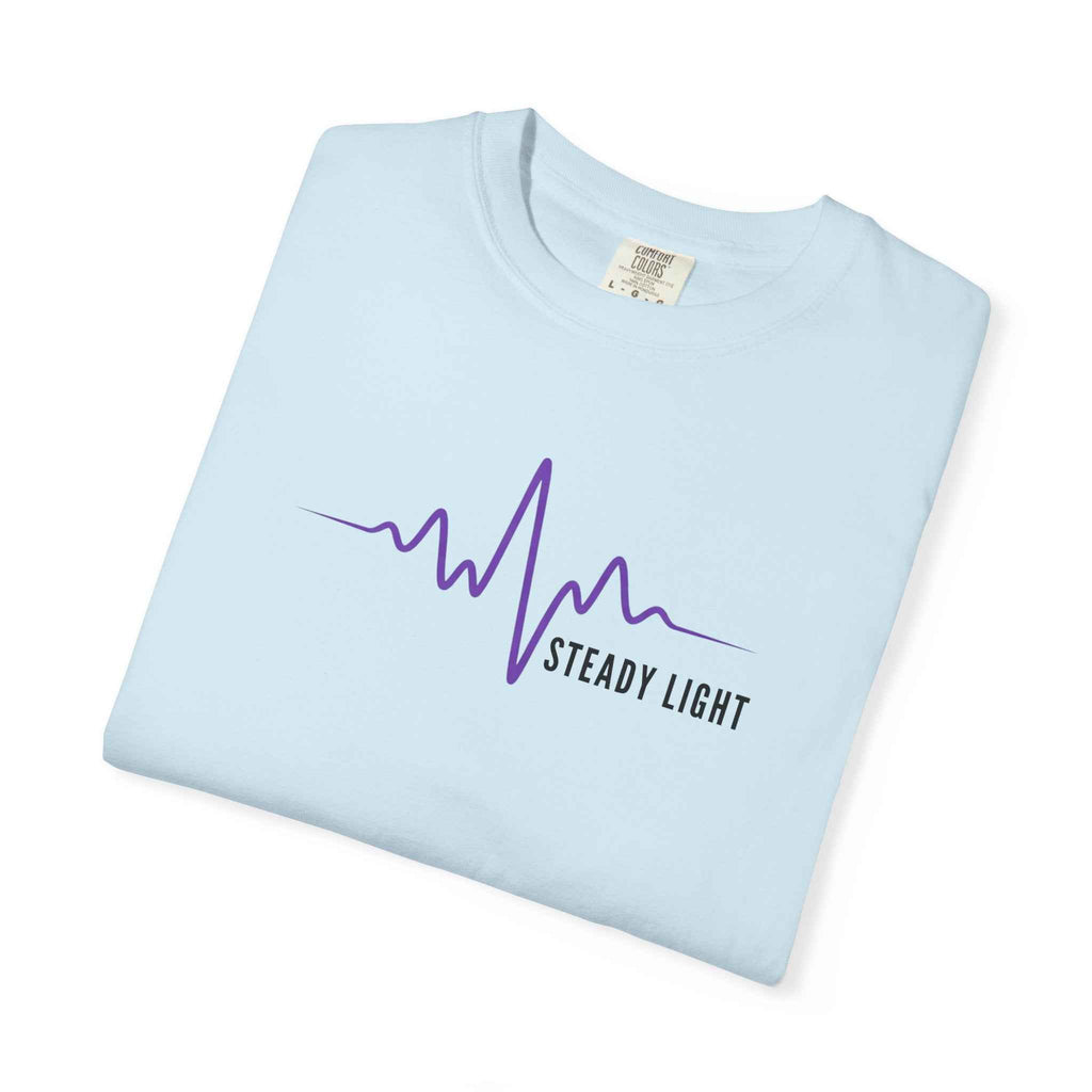 Steady Light EEG Wave T-Shirt – Minimal Epilepsy Awareness Graphic Tee