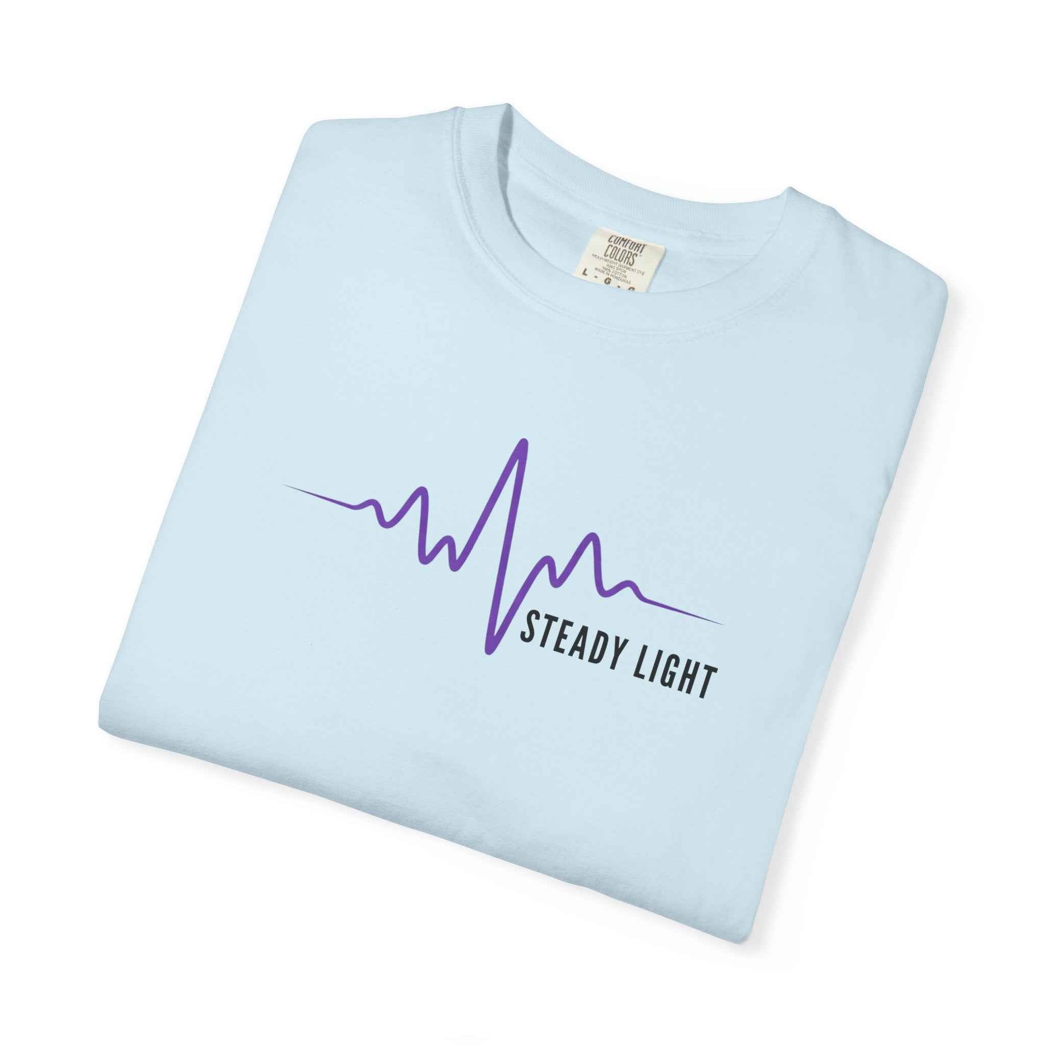Steady Light EEG Wave T-Shirt – Minimal Epilepsy Awareness Graphic Tee