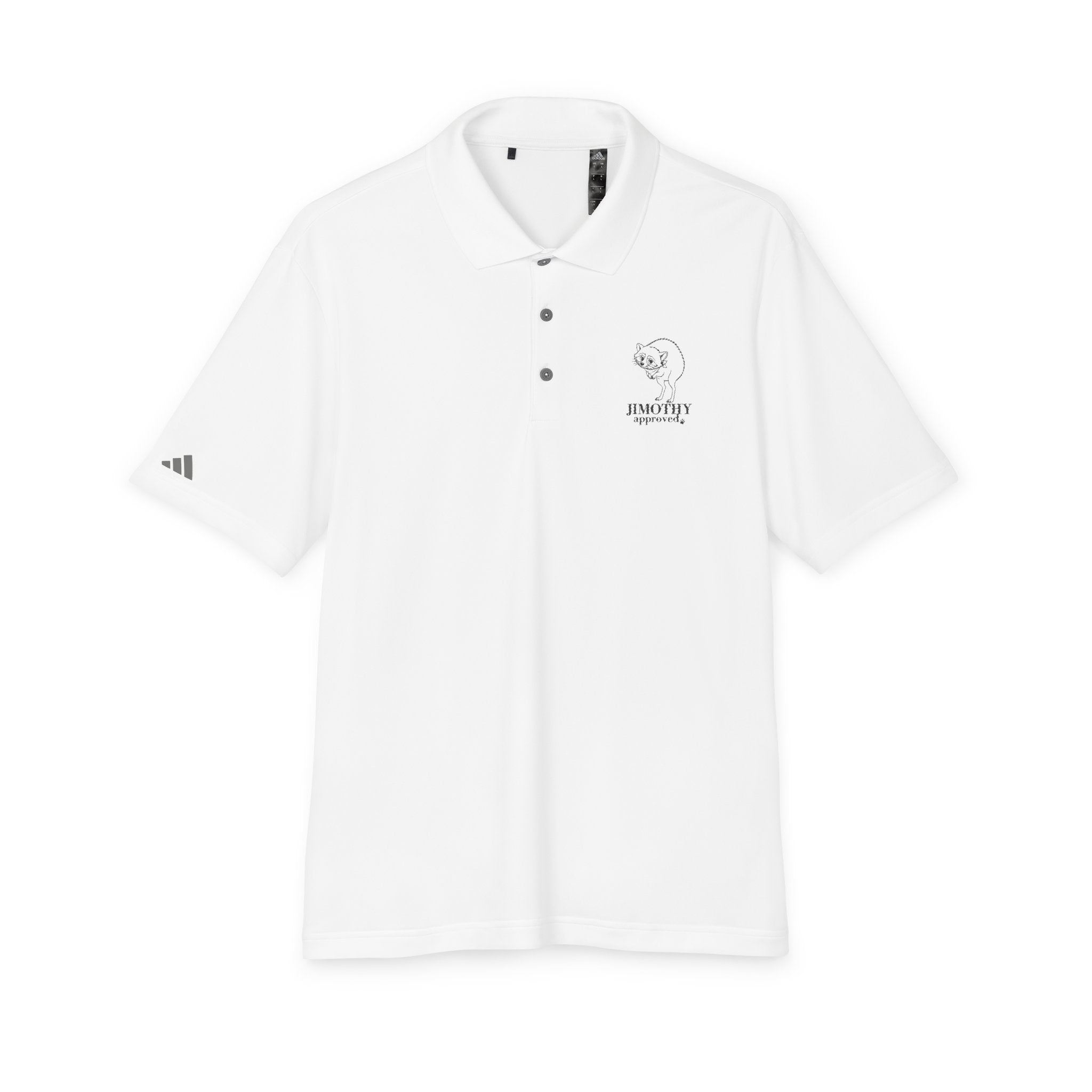 Jimothy Approved Performance Polo | Embroidered Funny Raccoon Golf Shirt