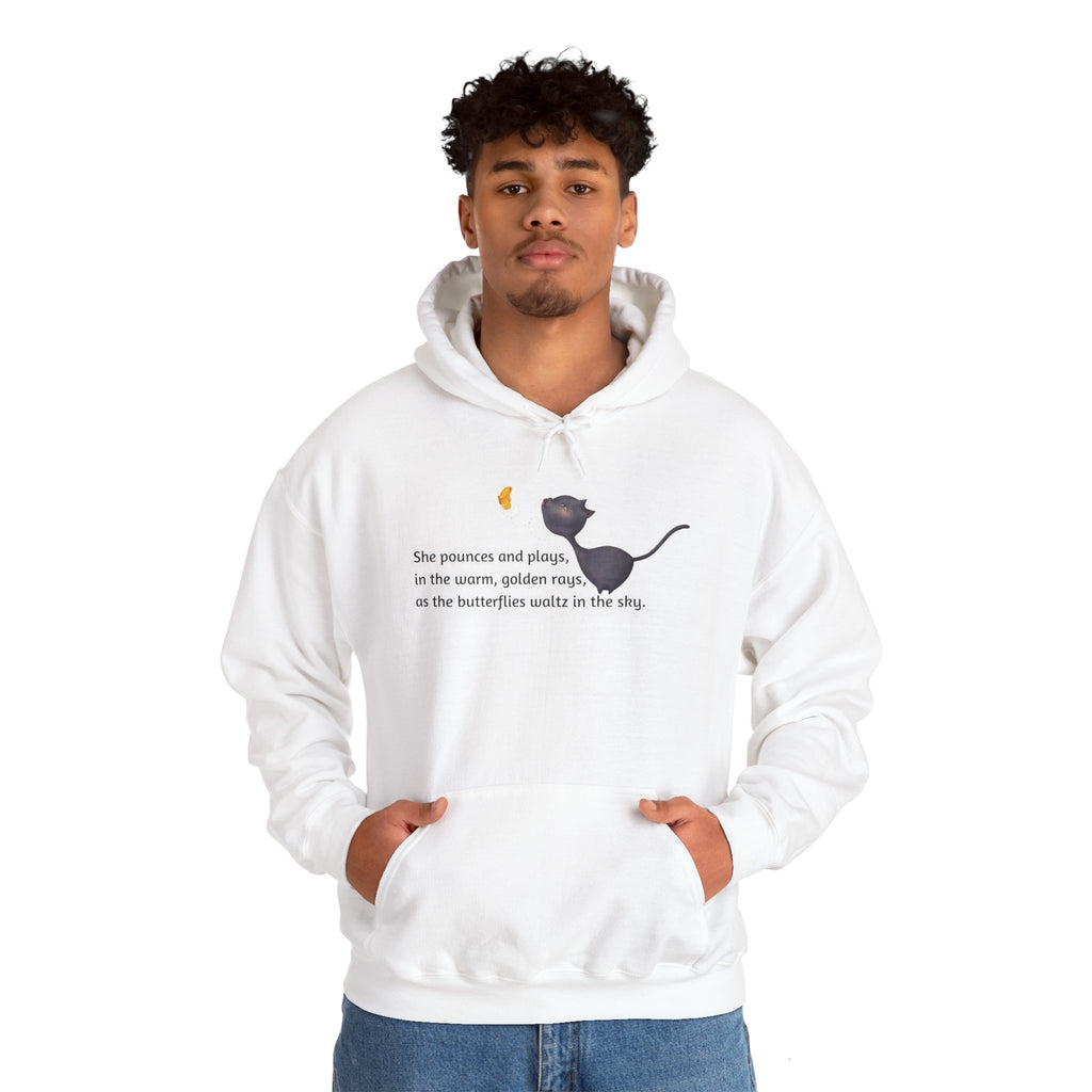 She Pounces & Plays Unisex Heavy Blend™ Hooded Sweatshirt