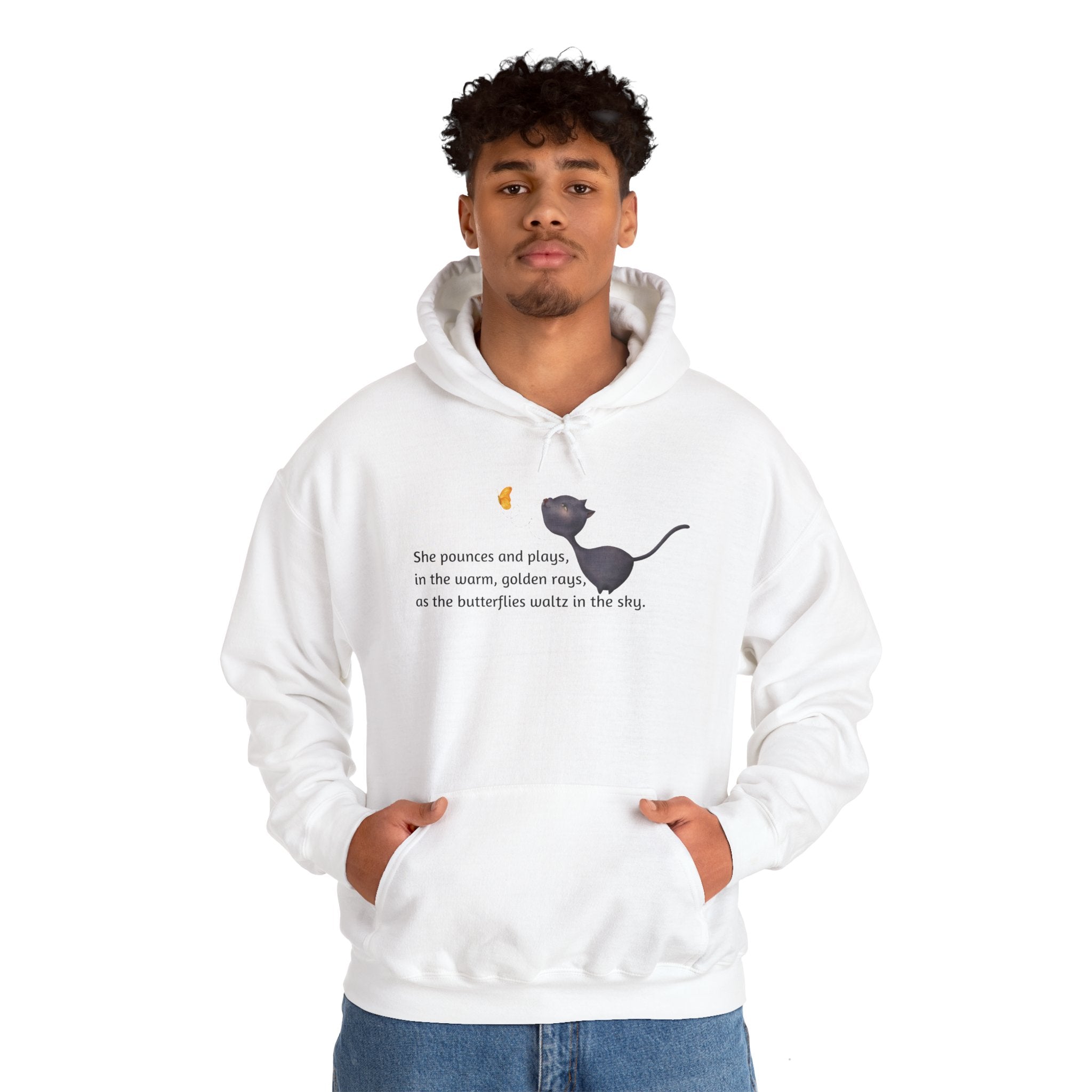 She Pounces & Plays Unisex Heavy Blend™ Hooded Sweatshirt - EpiAl's Shop