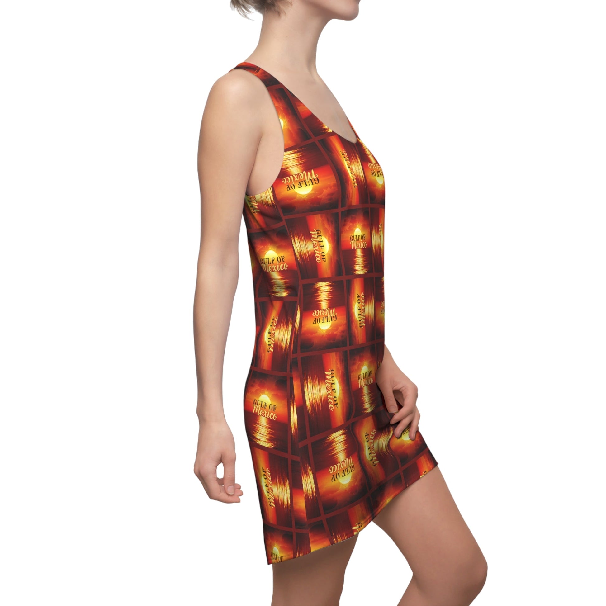 Sunset Gulf of Mexico Vibes Racerback Dress Printify