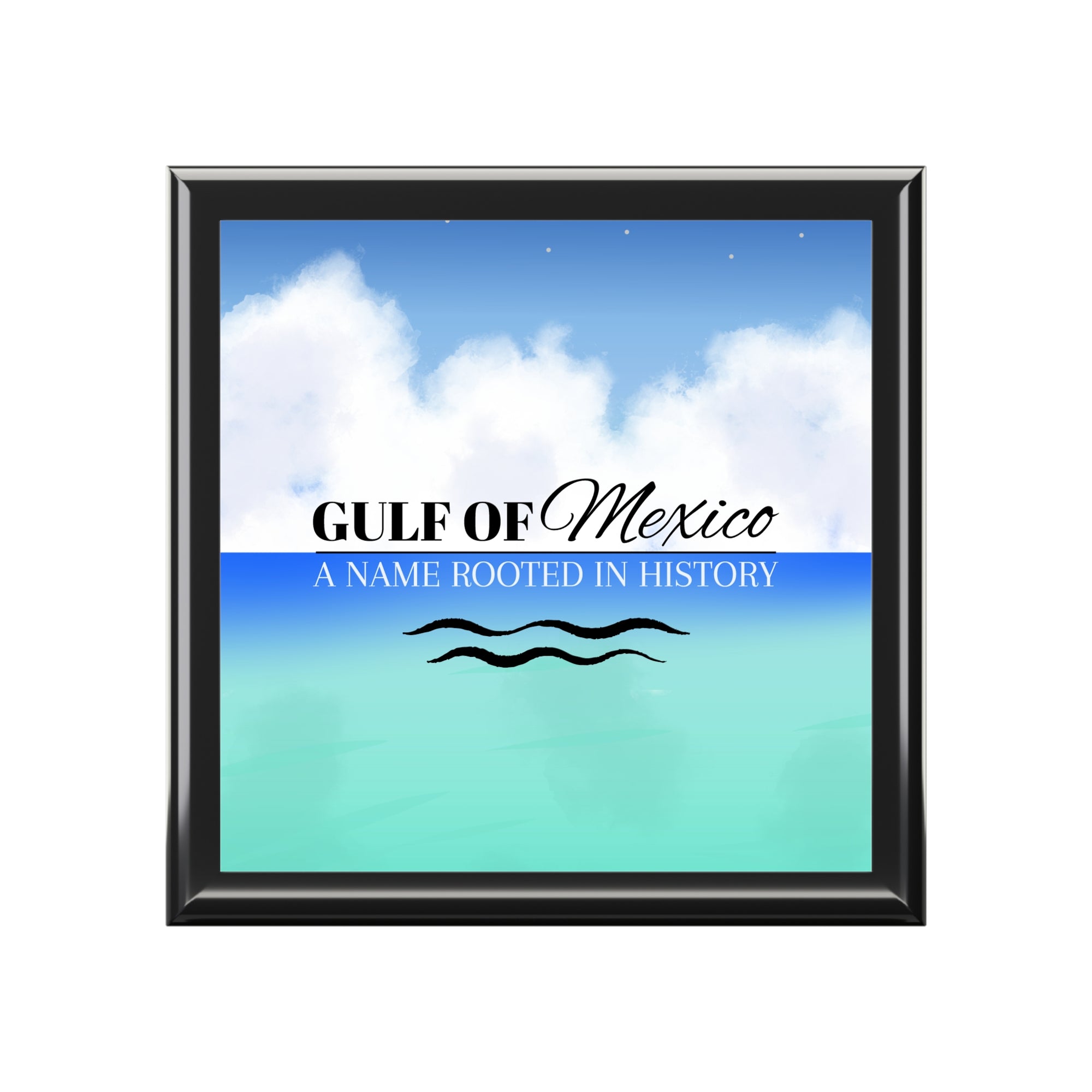 Gulf of Mexico Jewelry Box - Elegant Ocean-Inspired Storage