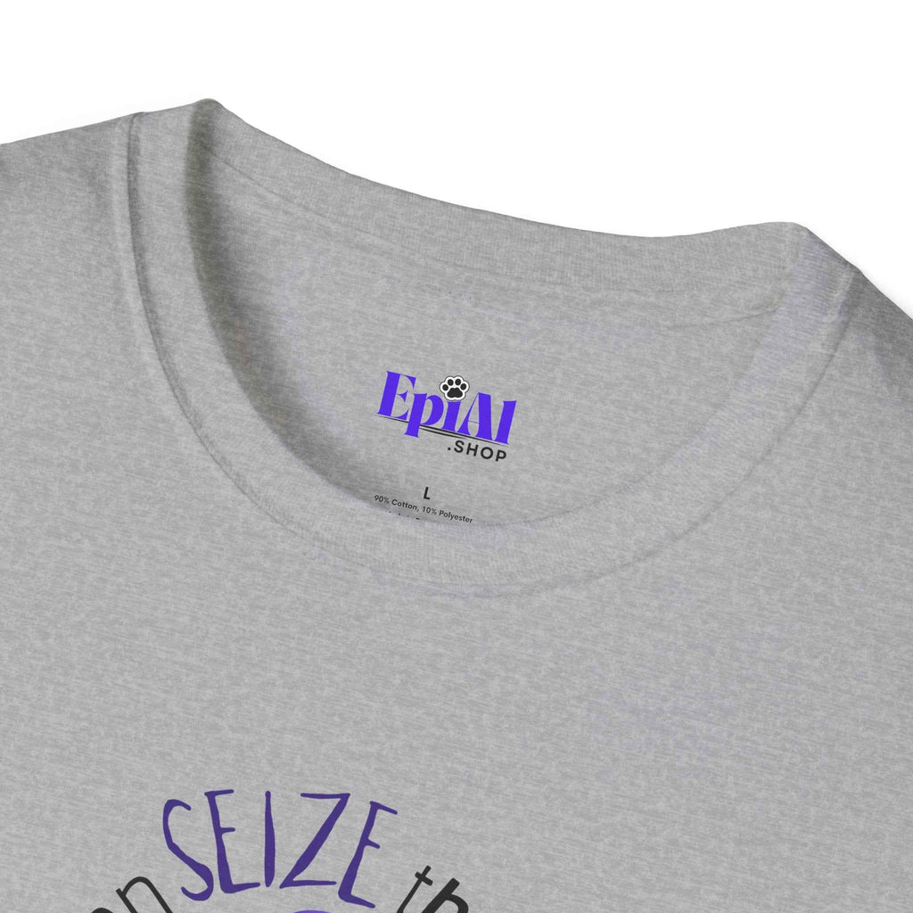 “I Can SEIZE the Day — Literally!” Epilepsy Awareness Pin Button (3")