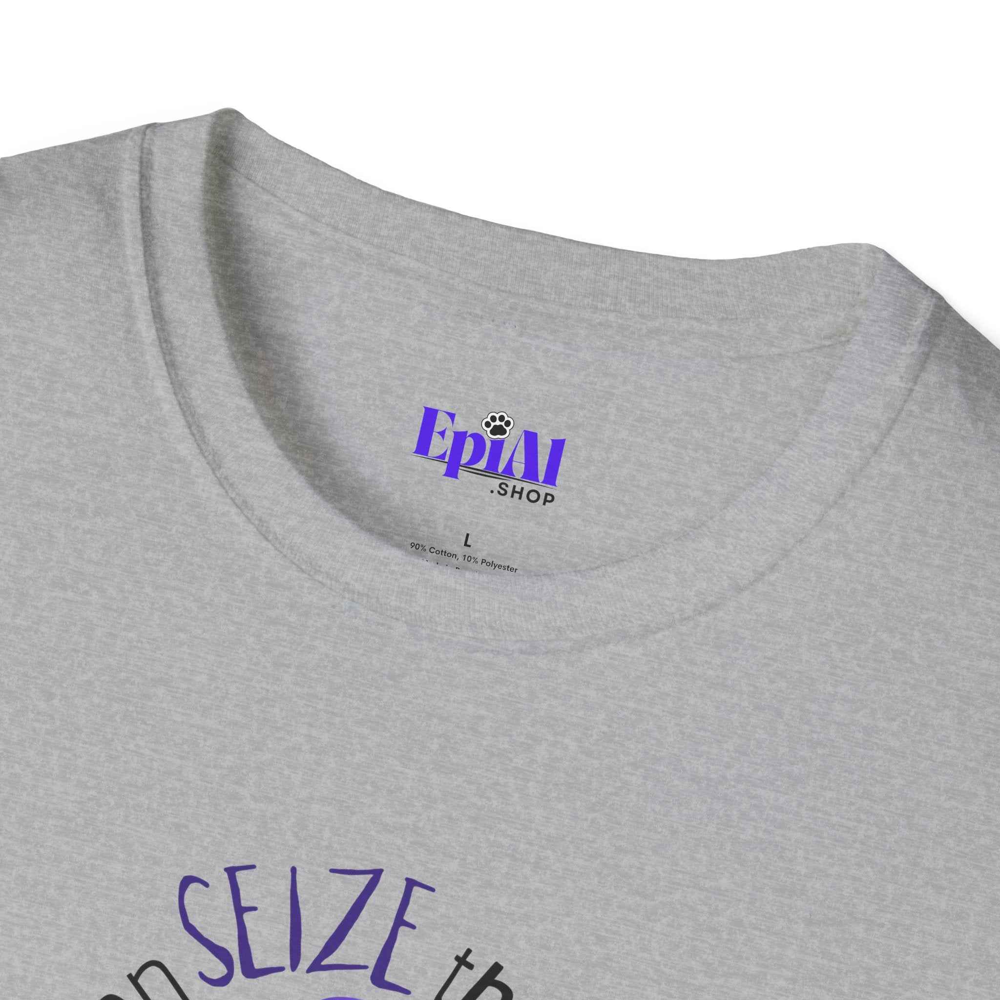 “I Can SEIZE the Day — Literally!” Epilepsy Awareness Pin Button (3")