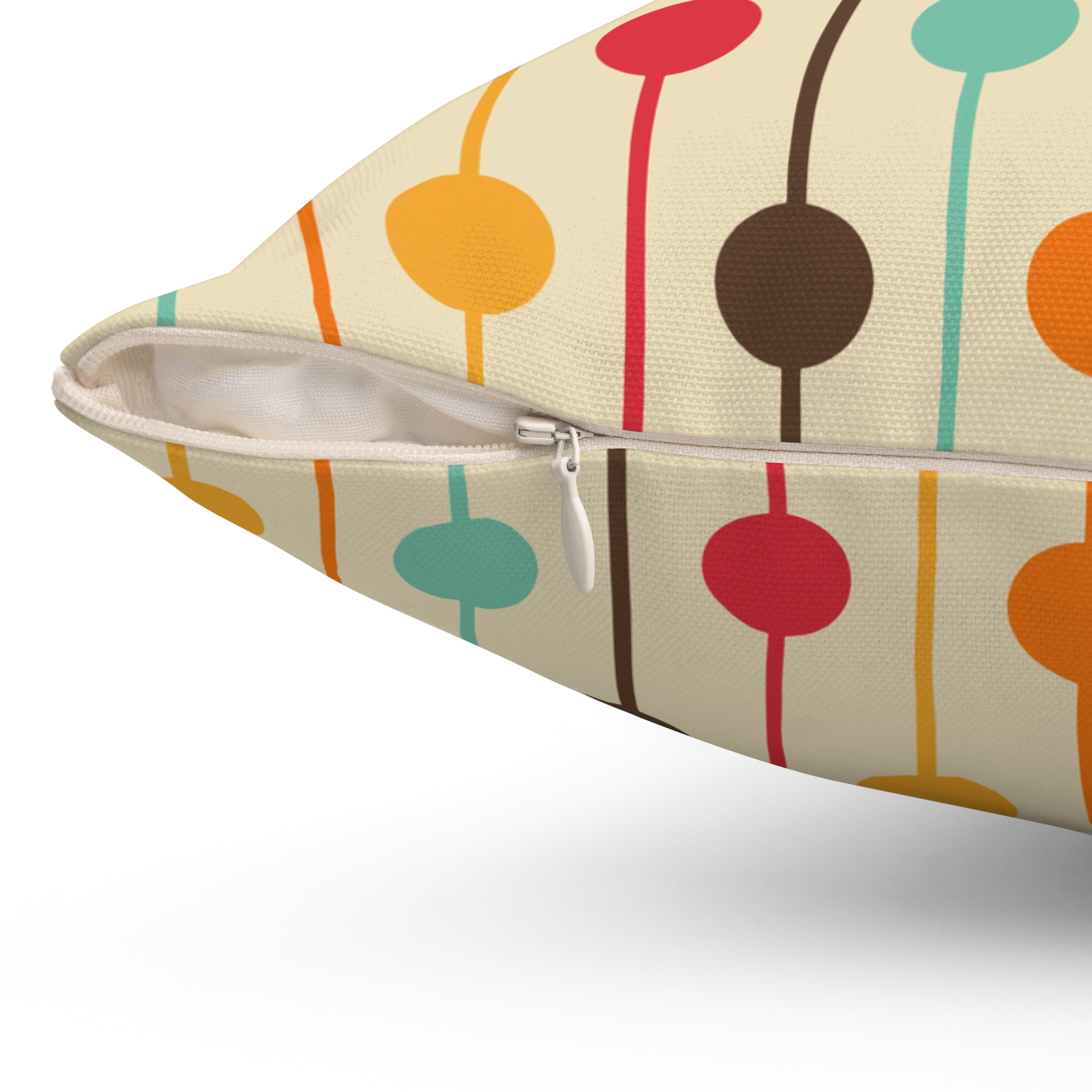 Mid-Century Cat Eyes Retro Throw Pillow