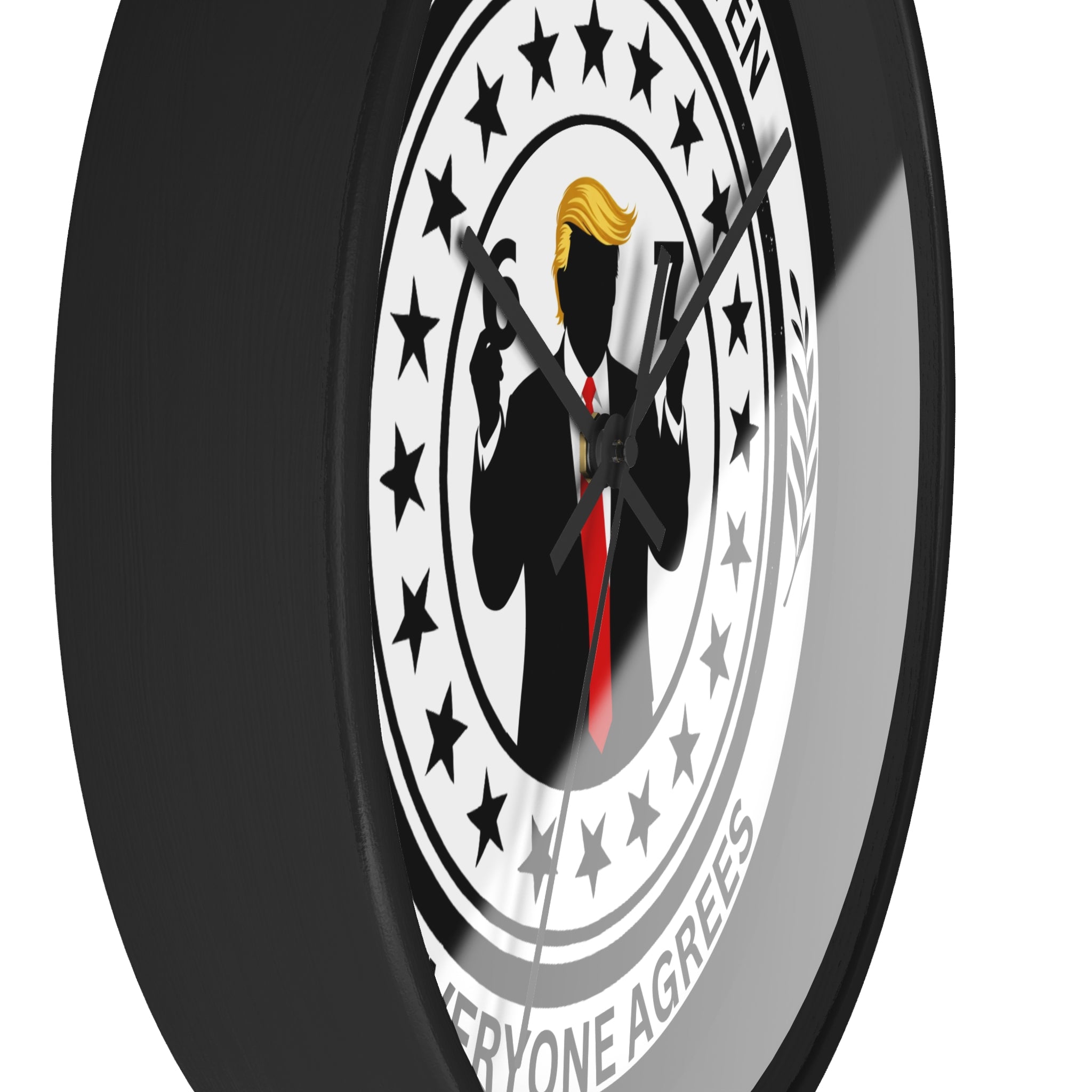Certified Six-Seven Wall Clock — Everyone Agrees Political Parody Decor