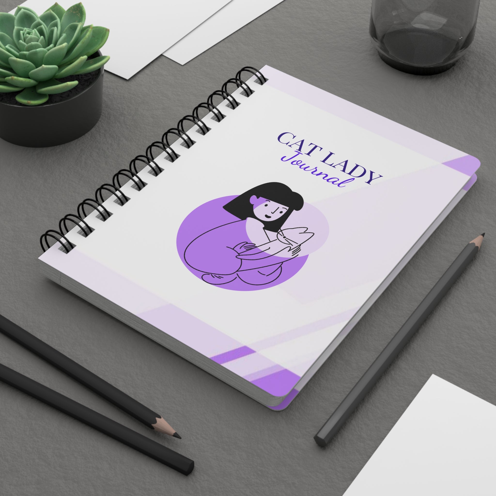 Cat Lady Spiral Bound Journal - EpiAl's Shop