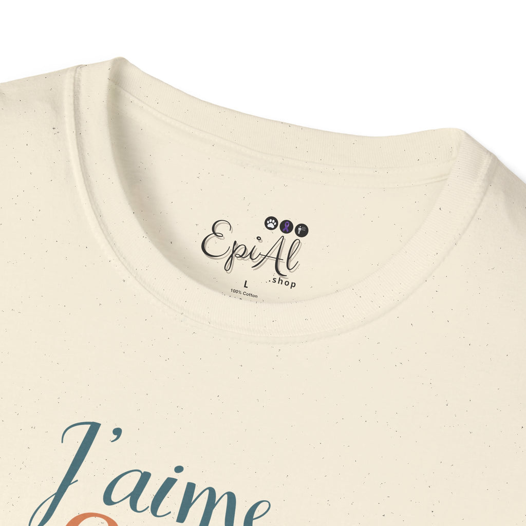 J'aime Cats Unisex Softstyle T-Shirt - Perfect Gift for Cat Lovers