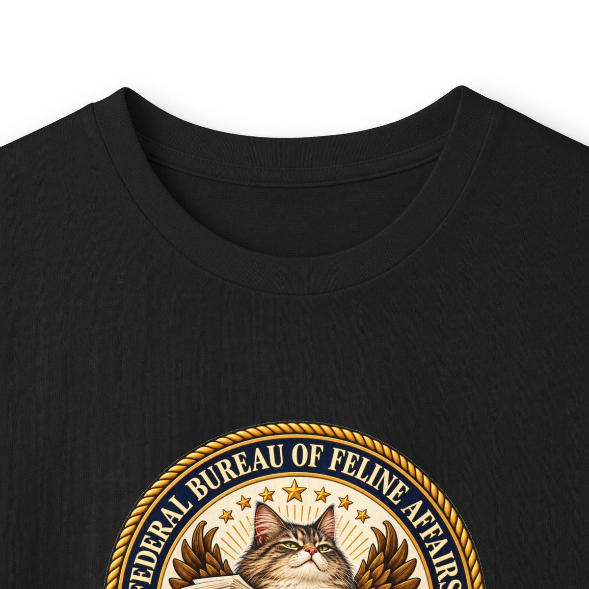 Federal Bureau of Feline Affairs Long Sleeve Shirt | Funny Cat Government Parody Tee