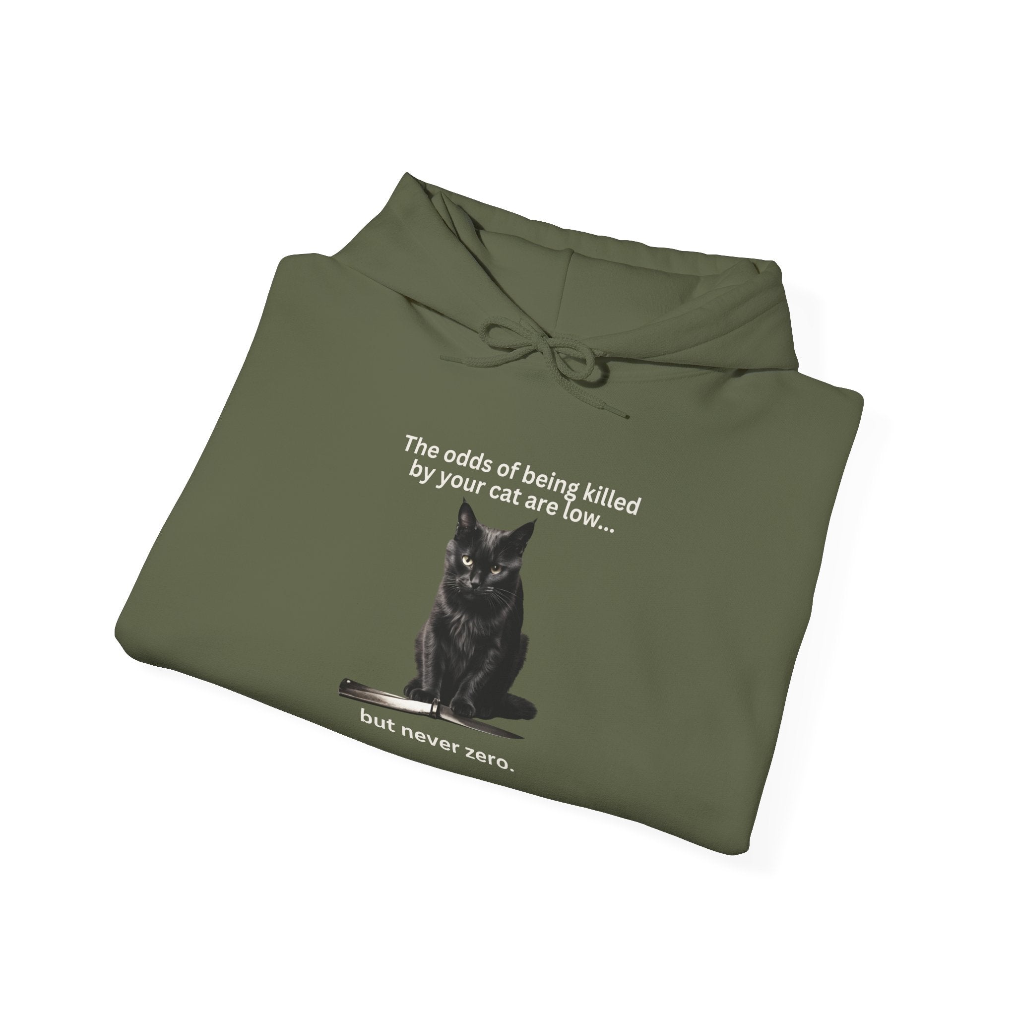 Photo depicting the ​Odds Unisex Heavy Blend™ Hooded Sweatshirt from EpiAl's Shop.