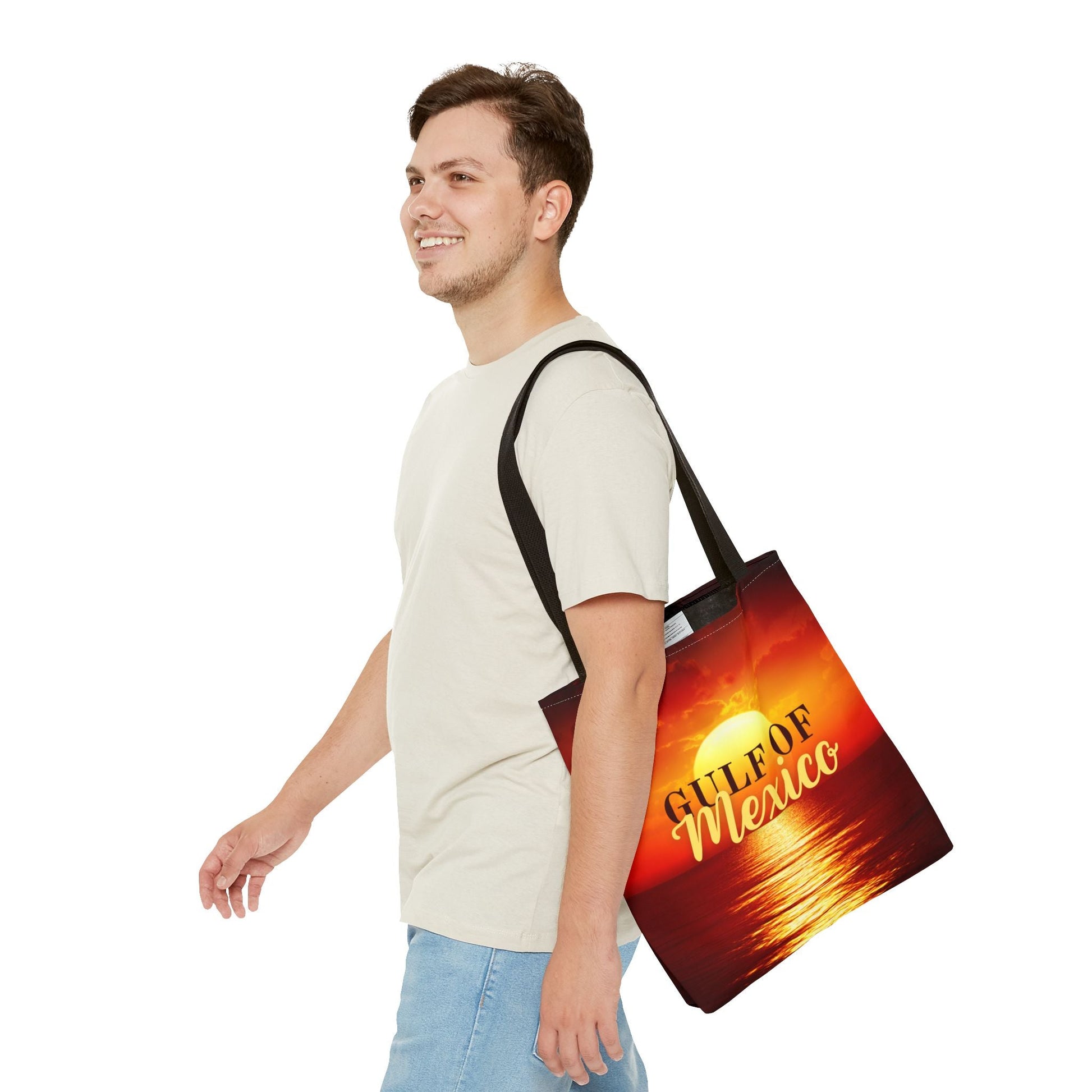 Gulf of Mexico Sunset Tote Bag - Chic Beach Accessory Printify