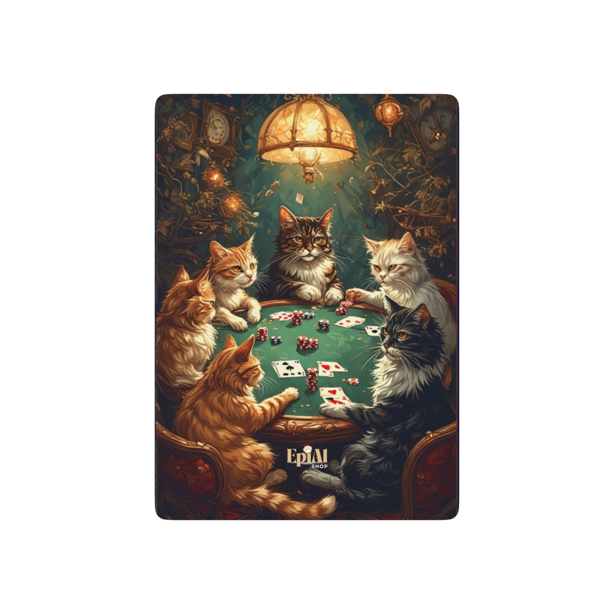 Cats Playing Poker Playing Cards, Perfect for Cat Lovers