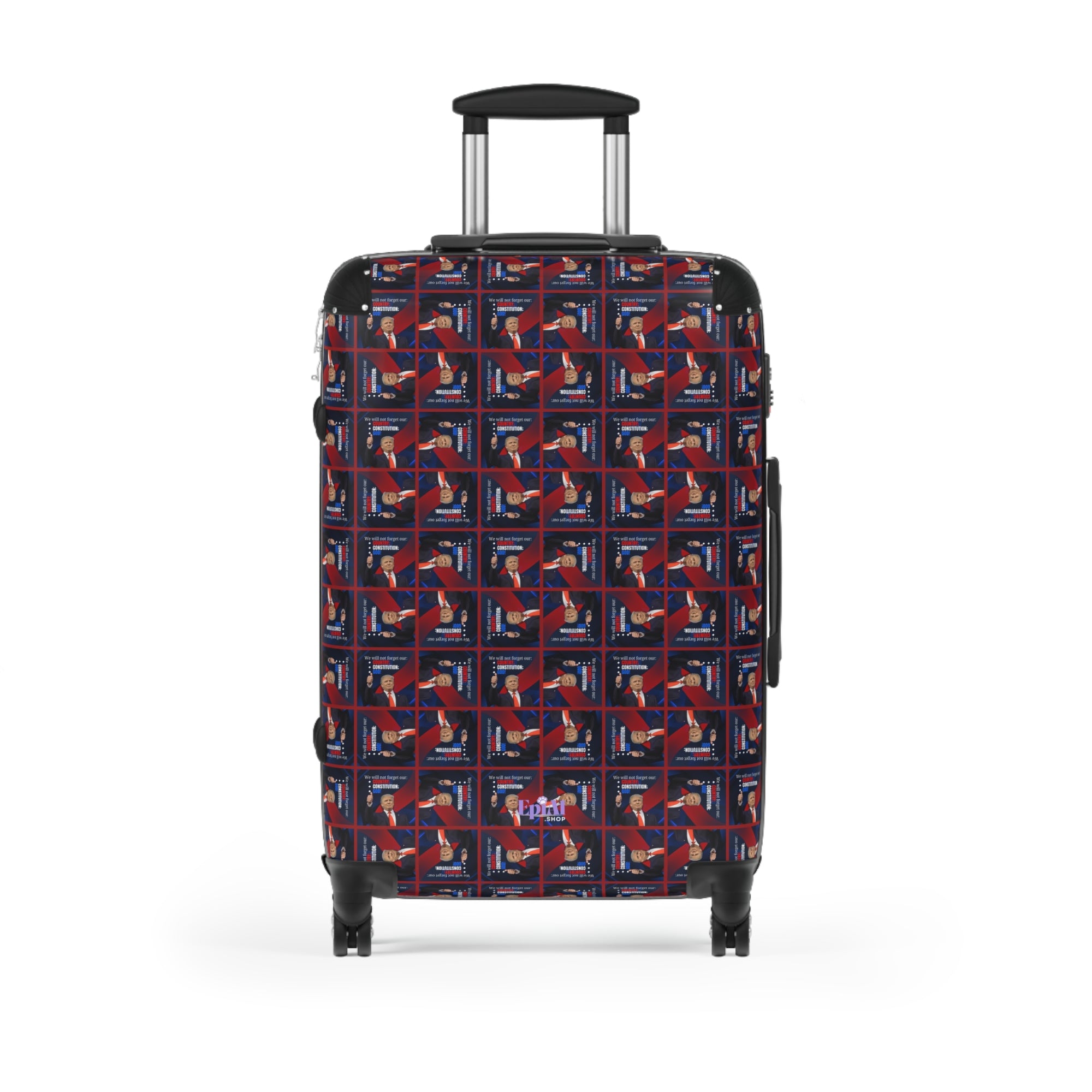 Trump Country Constitution God Patterned Suitcase