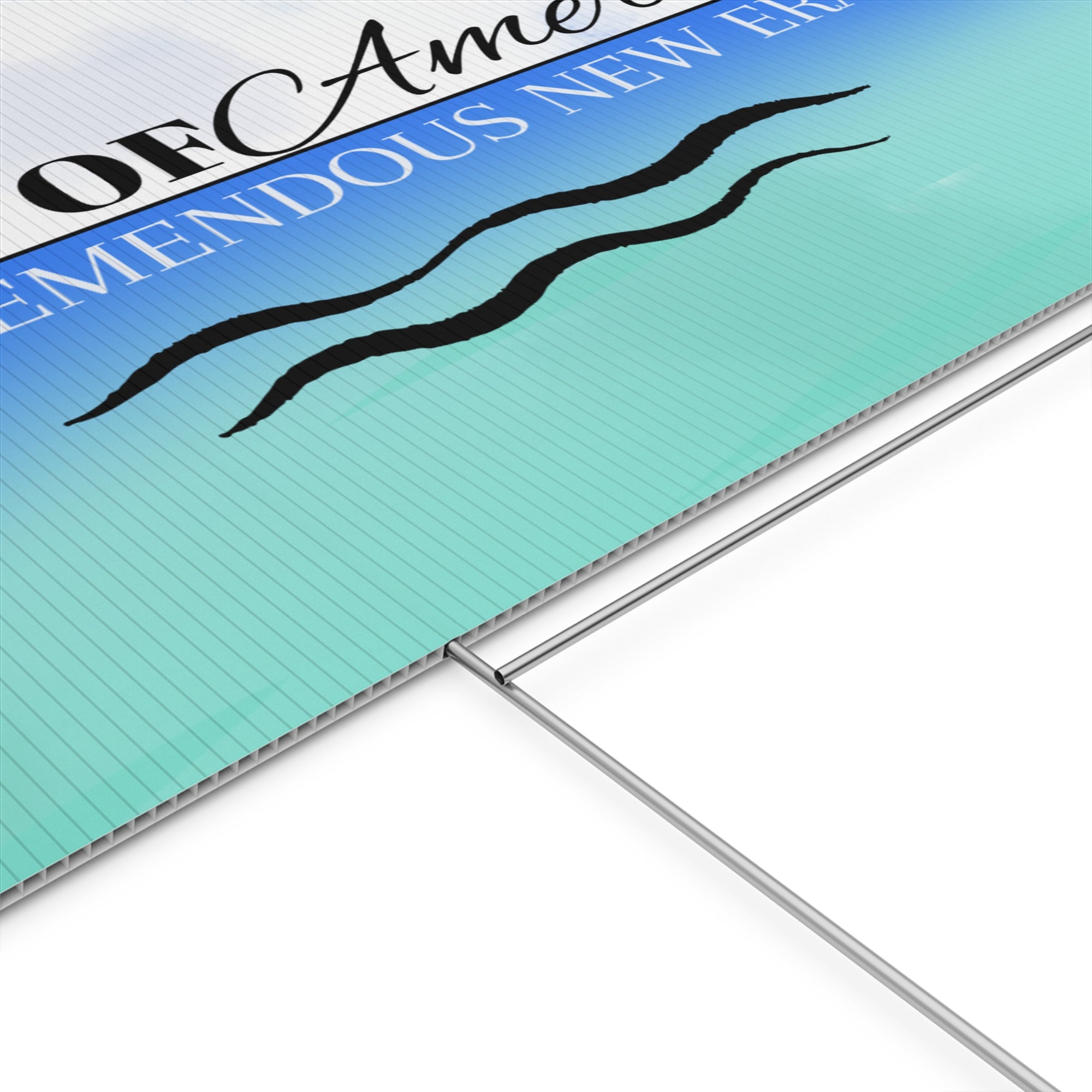 American Gulf Plastic Yard Sign