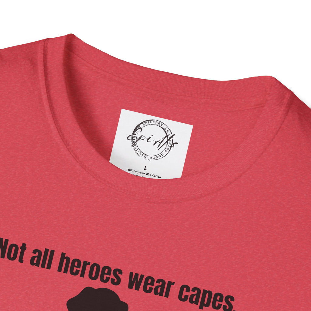 Heroes in Collars Unisex Softstyle T - Shirt - T - Shirt - Epileptic Al’s Shop
