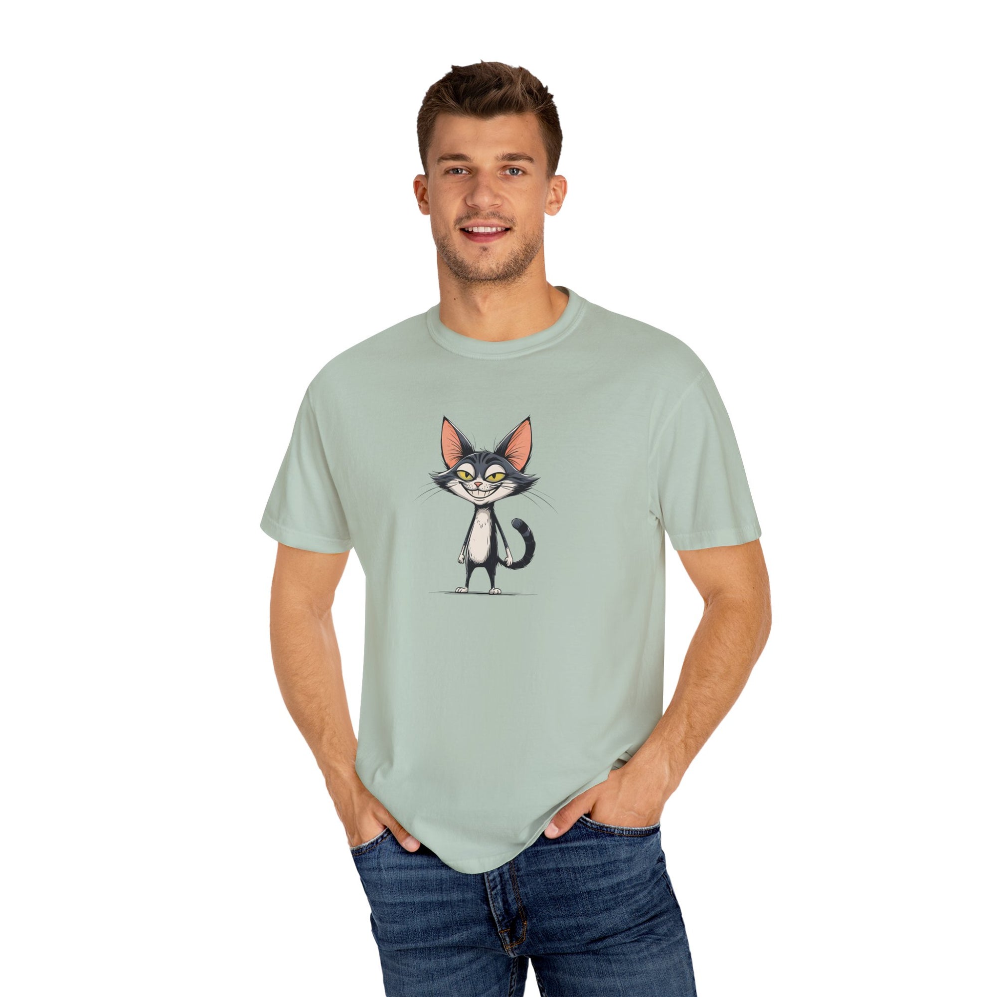 Smiling Cat Unisex T-Shirt | Funny Cat Tee