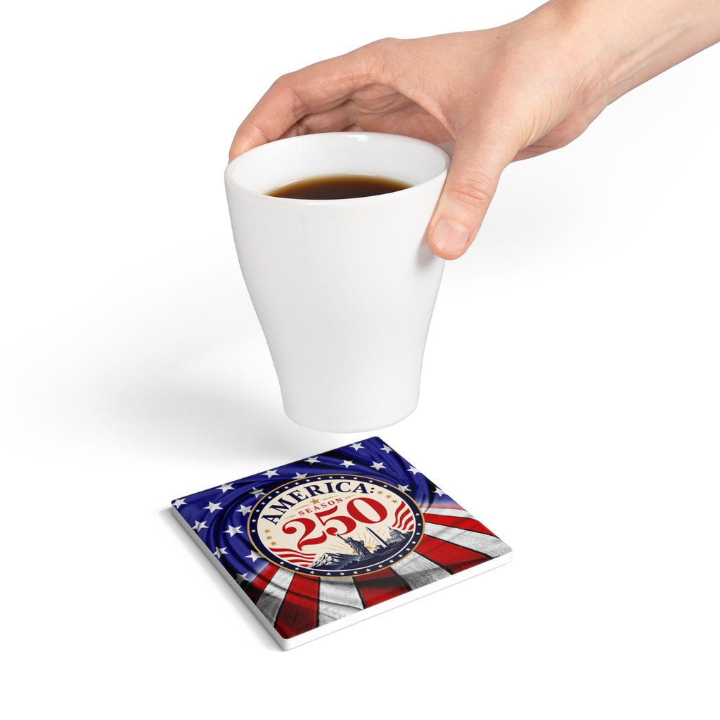 America Season 250 Ceramic Coasters