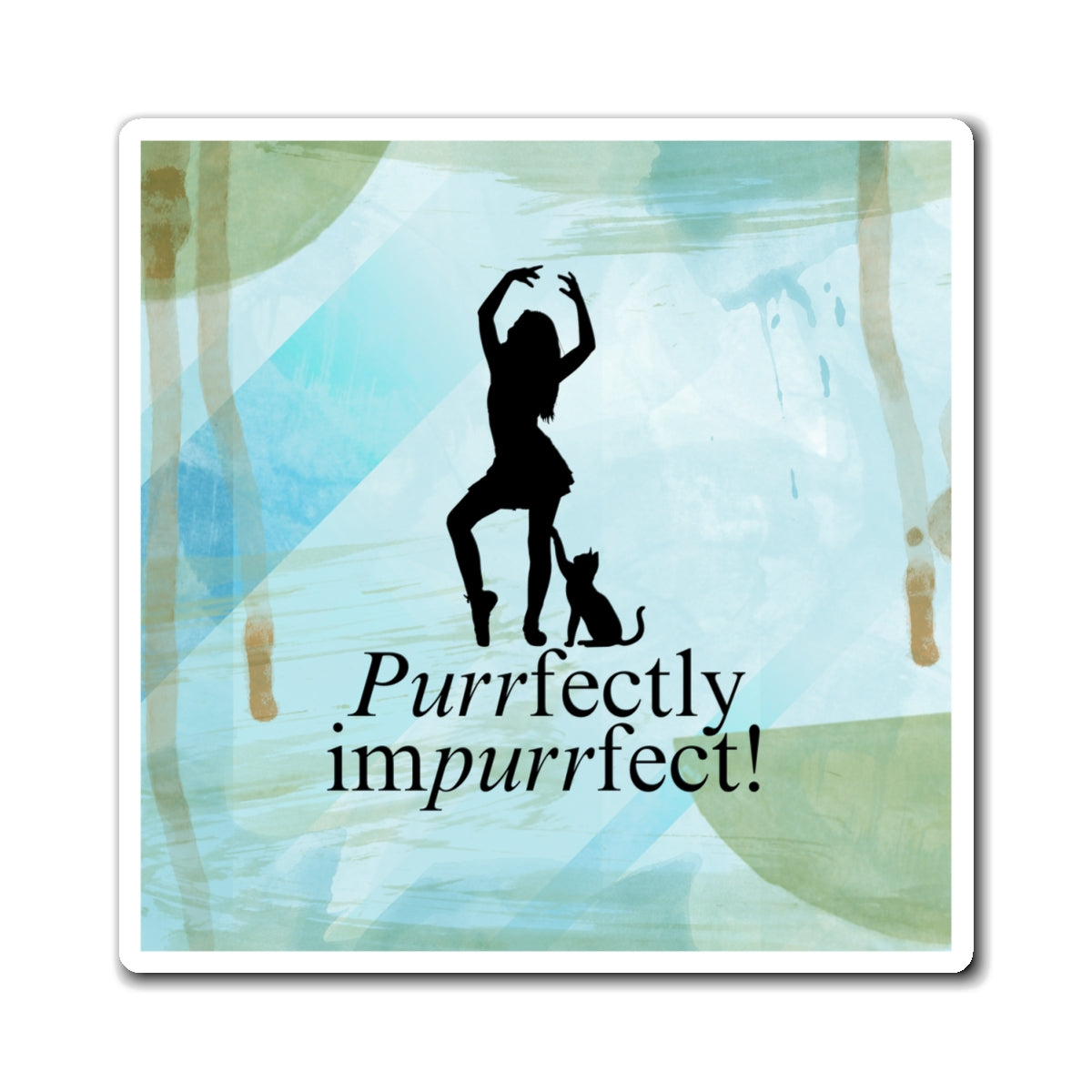 Photo depicting the ​Purrfectly Impurrfect Magnets from EpiAl's Shop.