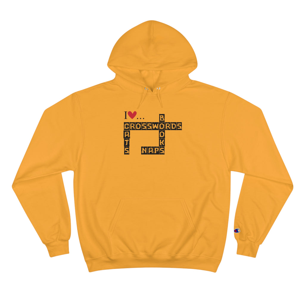 Crosswords and Cats Champion Hoodie