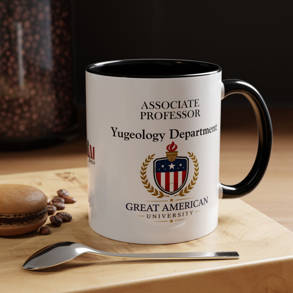 Associate Professor – Yugeology Department Coffee Mug | Political Parody