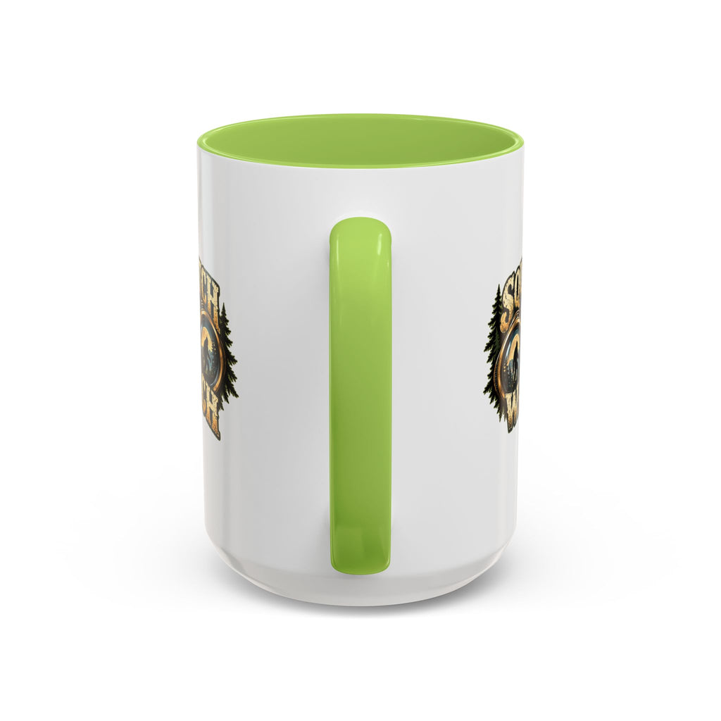 Squatch Watch Bigfoot Mug | Two-Tone Sasquatch Coffee Cup (11oz/15oz)