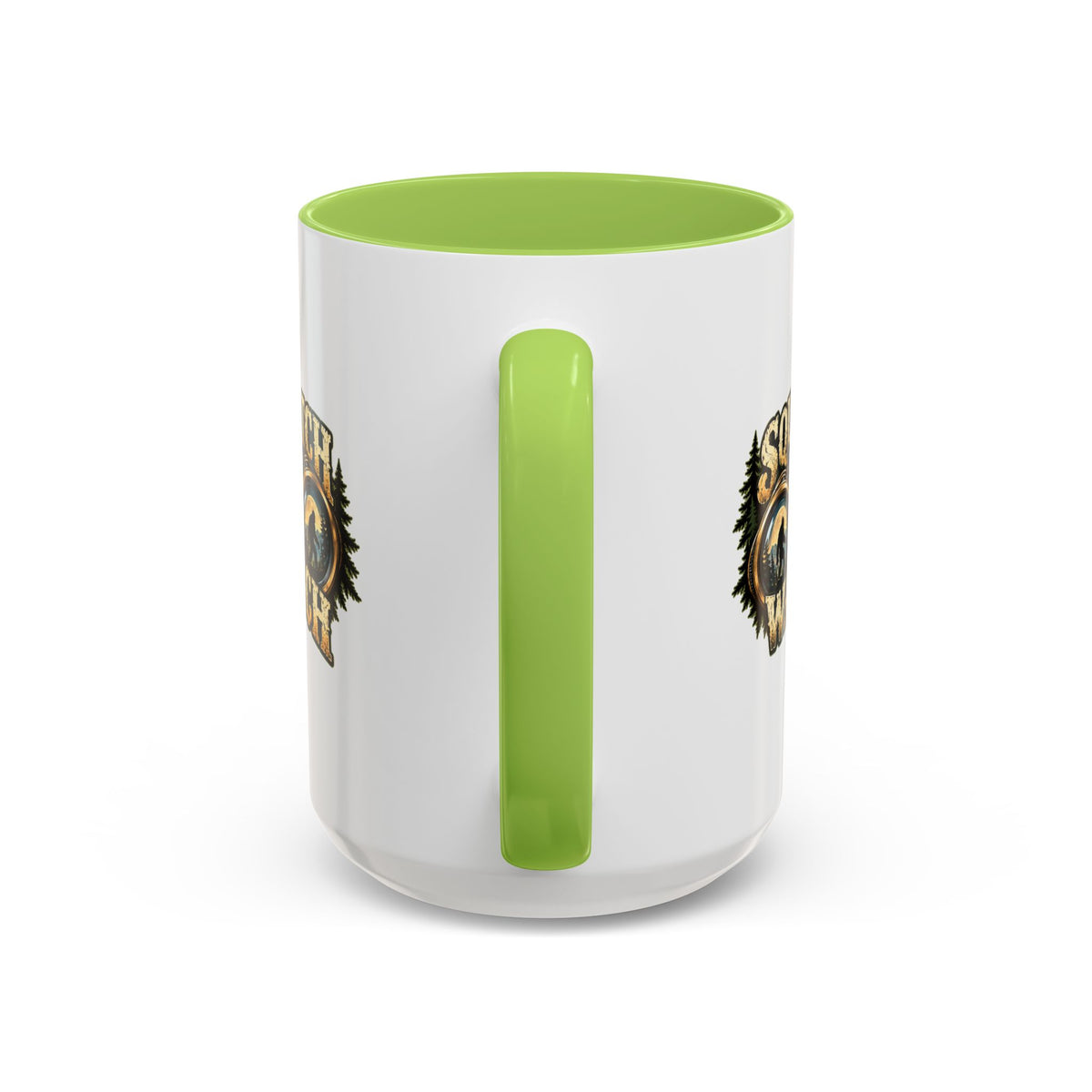 Squatch Watch Bigfoot Mug | Two-Tone Sasquatch Coffee Cup (11oz/15oz)