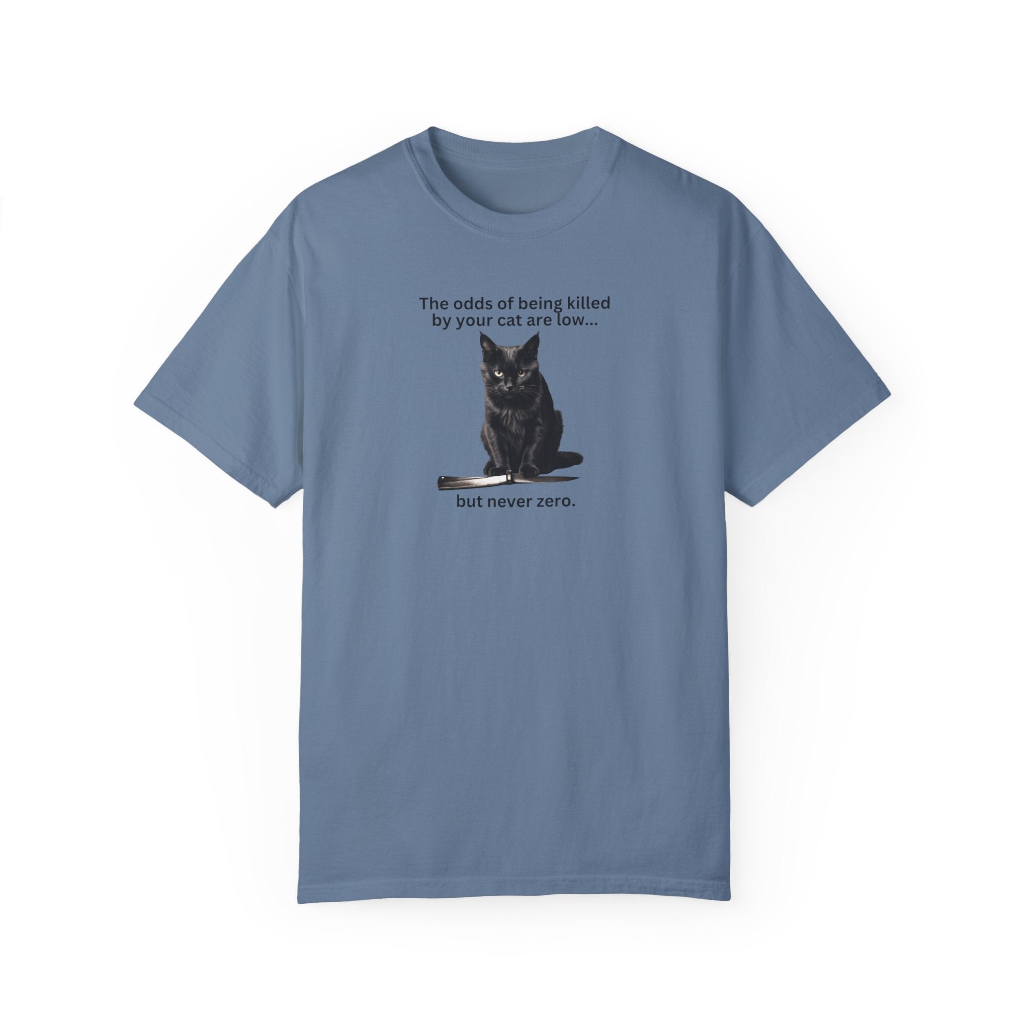 Photo depicting the ​Odds Unisex Garment-Dyed T-shirt from EpiAl's Shop.