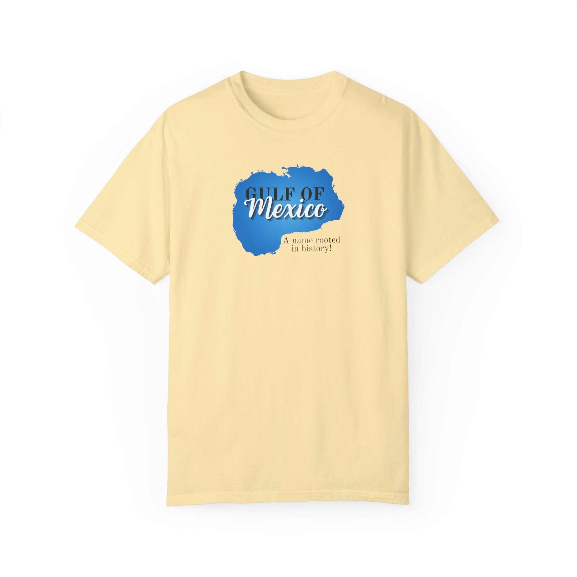 Gulf of Mexico, Rooted in History, Unisex Garment-Dyed T-shirt Printify