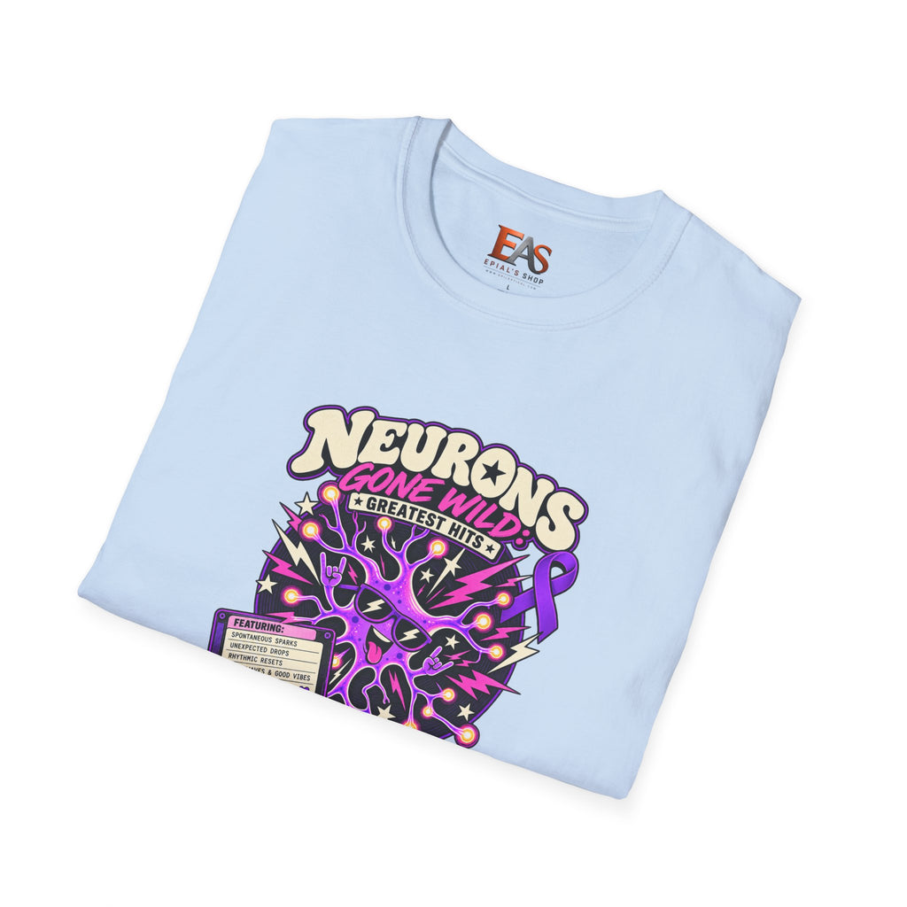 Neurons Gone Wild: Greatest Hits Epilepsy Awareness T-Shirt