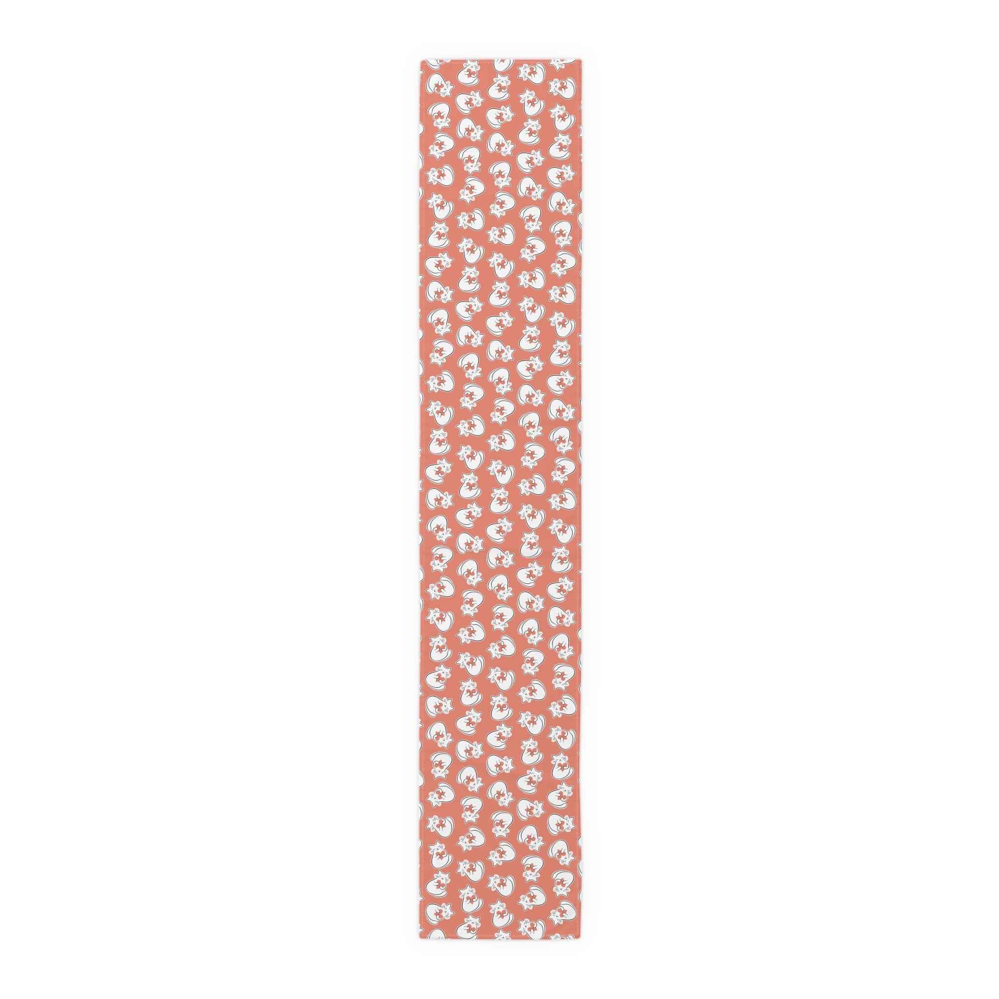 Heart Cat Table Runner – Sweet, Bold, and Slightly Extra