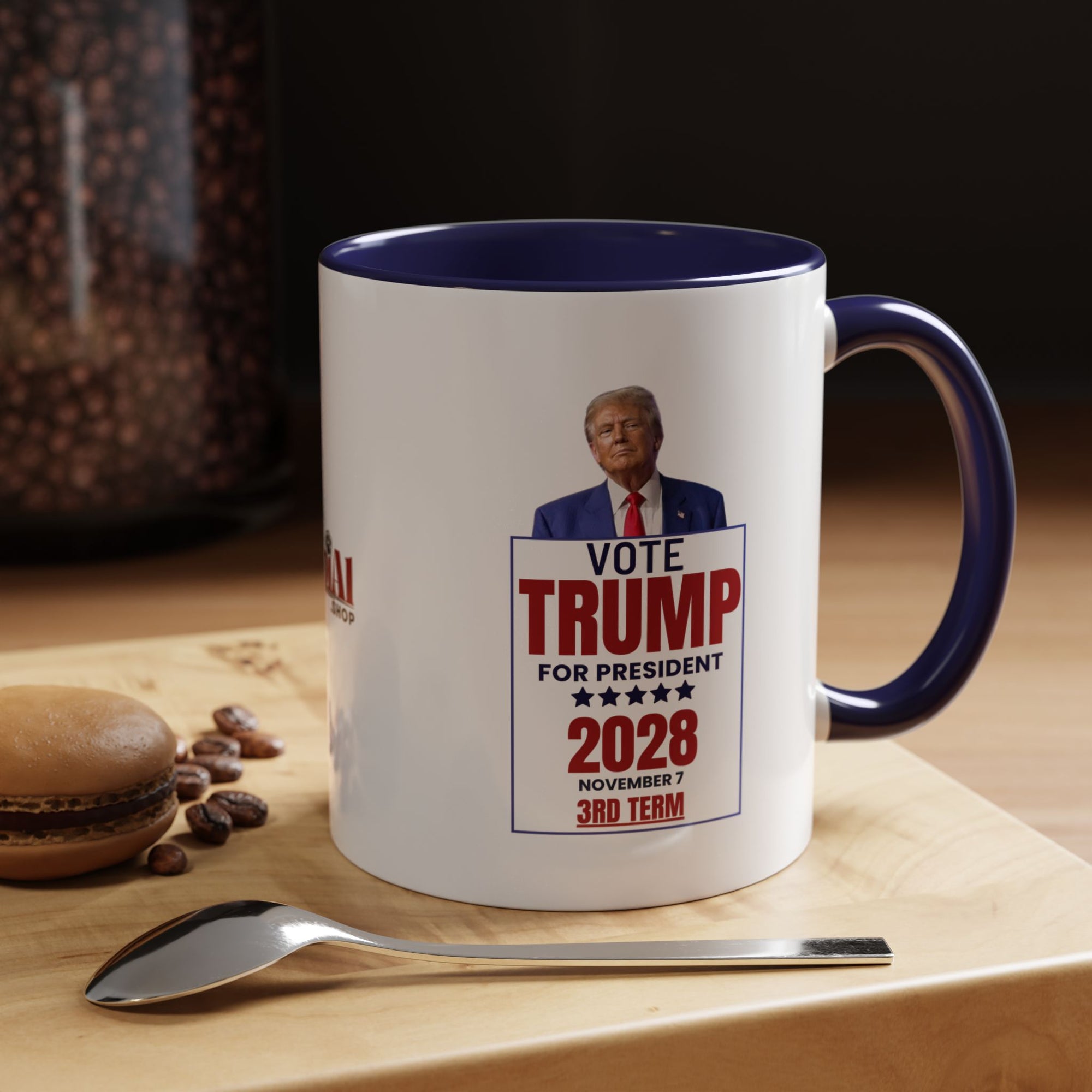 Vote Trump for President Coffee Mug – 11oz & 15oz Accent Mug for Political Enthusiasts