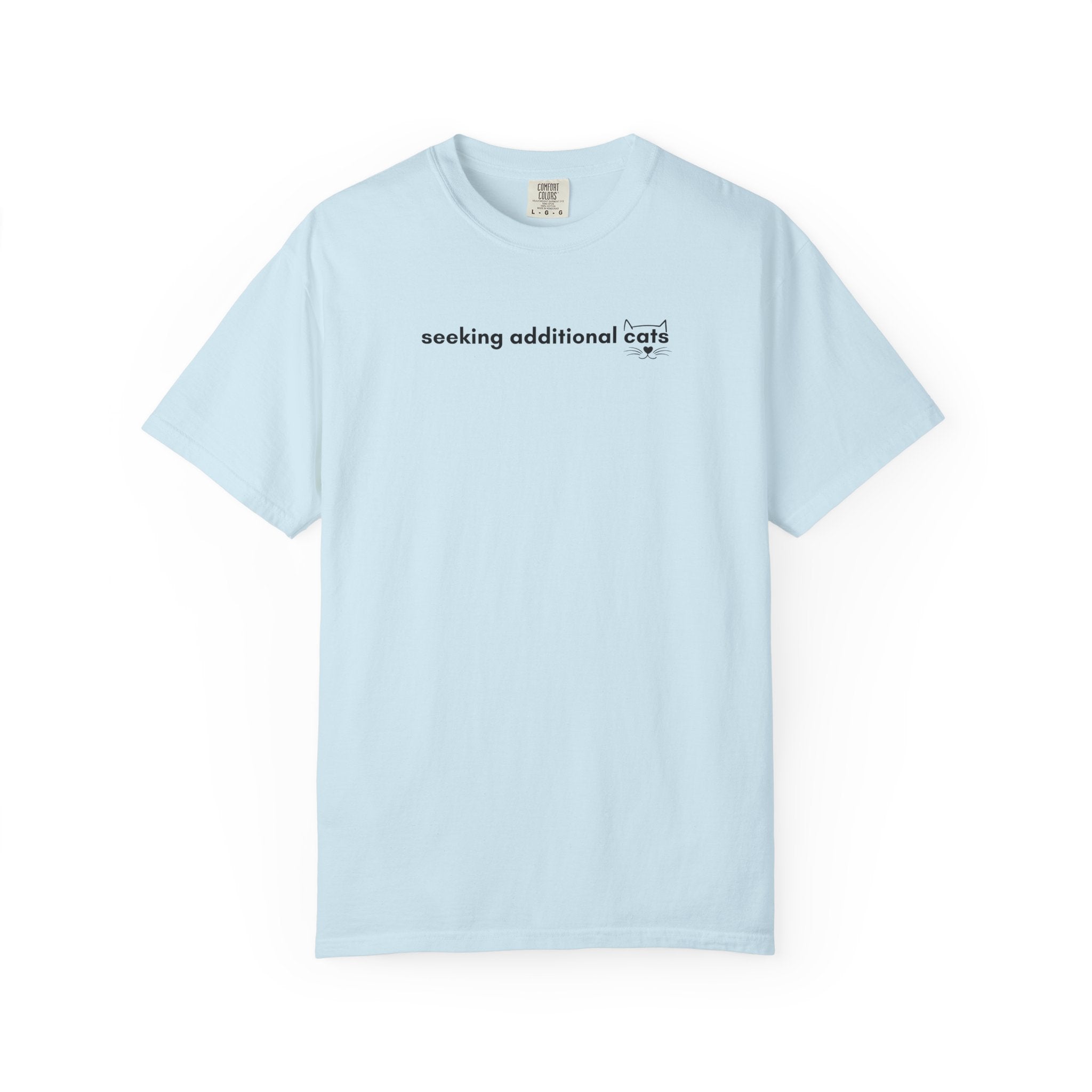 Seeking Additional Cats T-Shirt | Cat Lover Minimal Tee