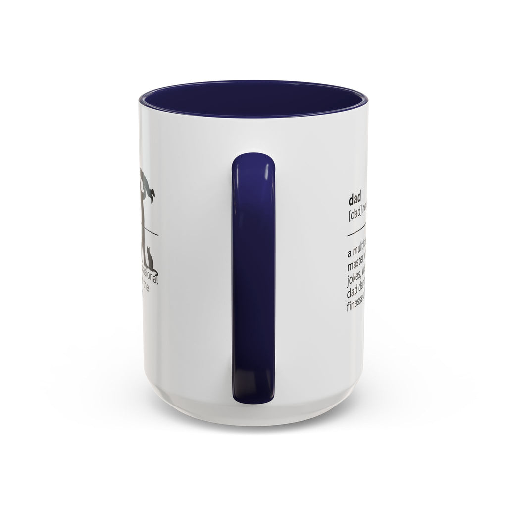 Dad Multitasking Accent Coffee Mug - Perfect Gift for Dads