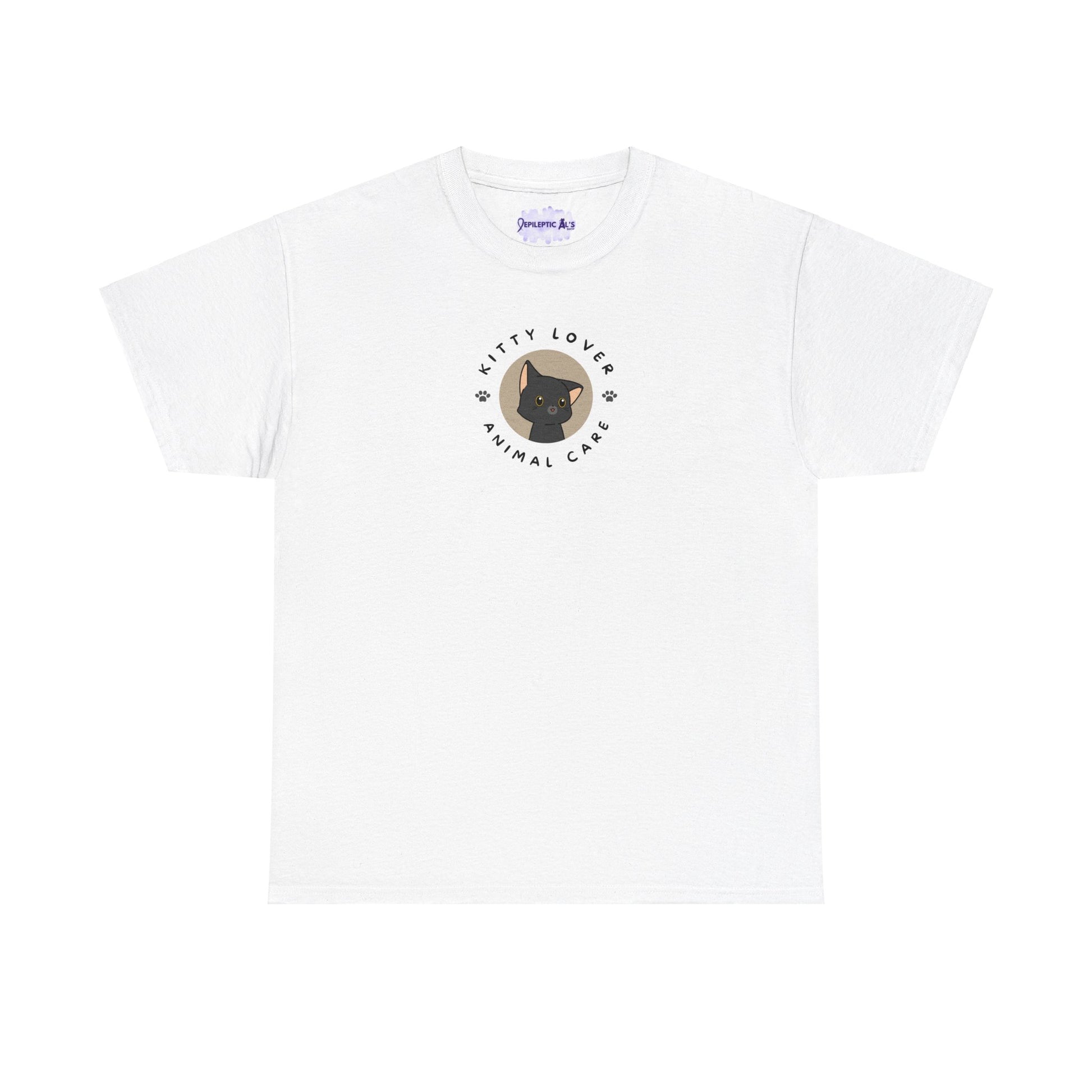 Kitty Lover Pet Care Unisex Heavy Cotton Tee - T - Shirt - Epileptic Al’s Shop