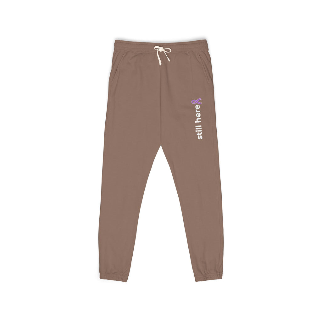 Still Here – Unisex Garment-Dyed Fleece Sweatpants