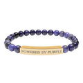 Powered by Purple Sodalite Epilepsy Awareness Bracelet