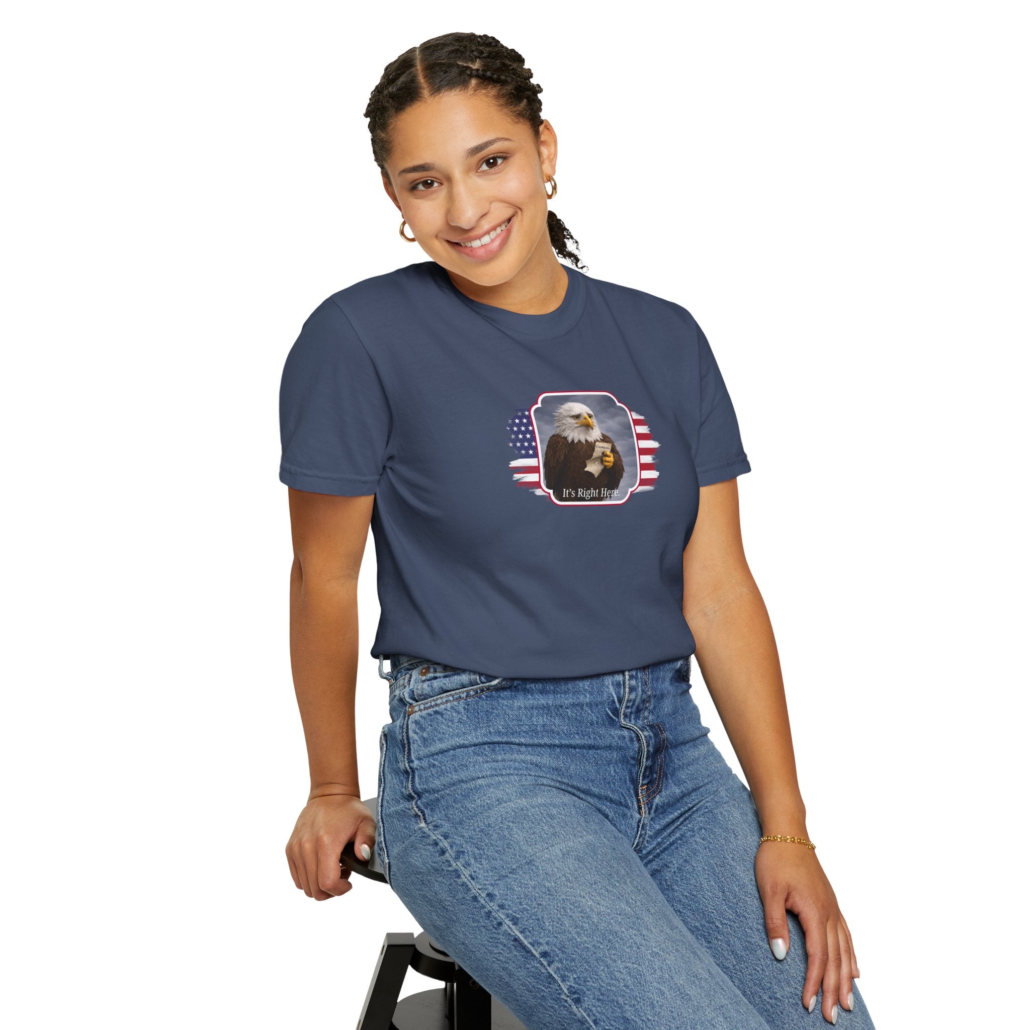 “It’s Right Here” Political Parody T-Shirt