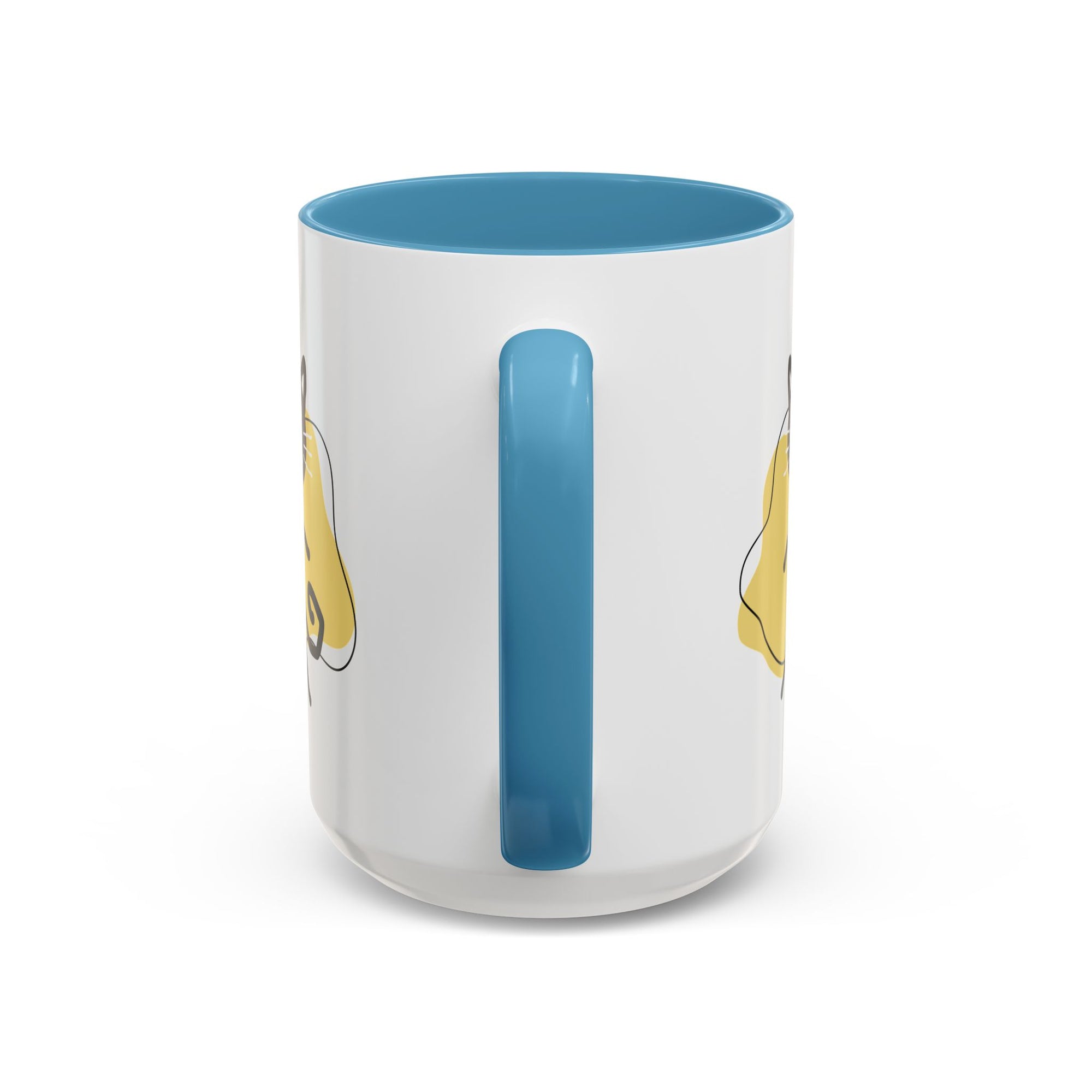 Playful Cat Accent Coffee Mug - 11oz & 15oz