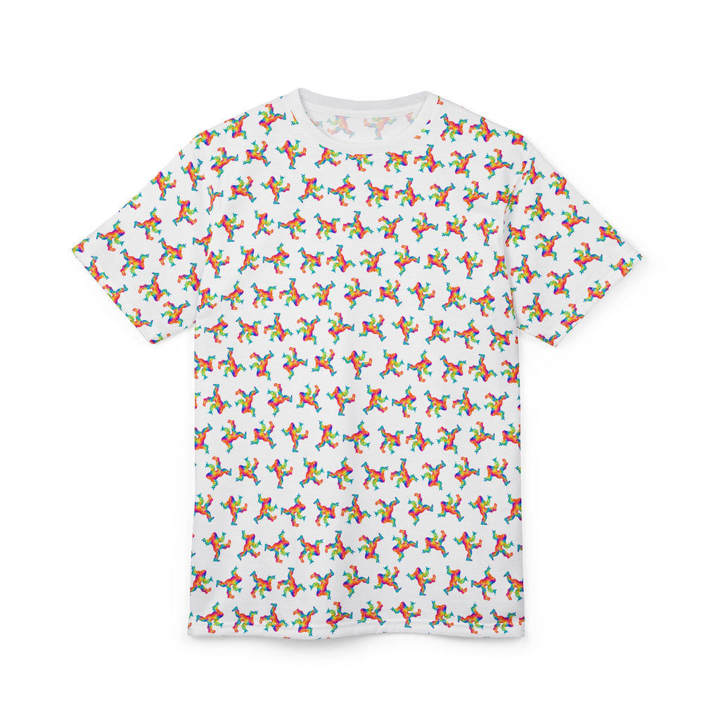 Psychedelic Bigfoot All-Over Print T-Shirt | Rainbow Sasquatch